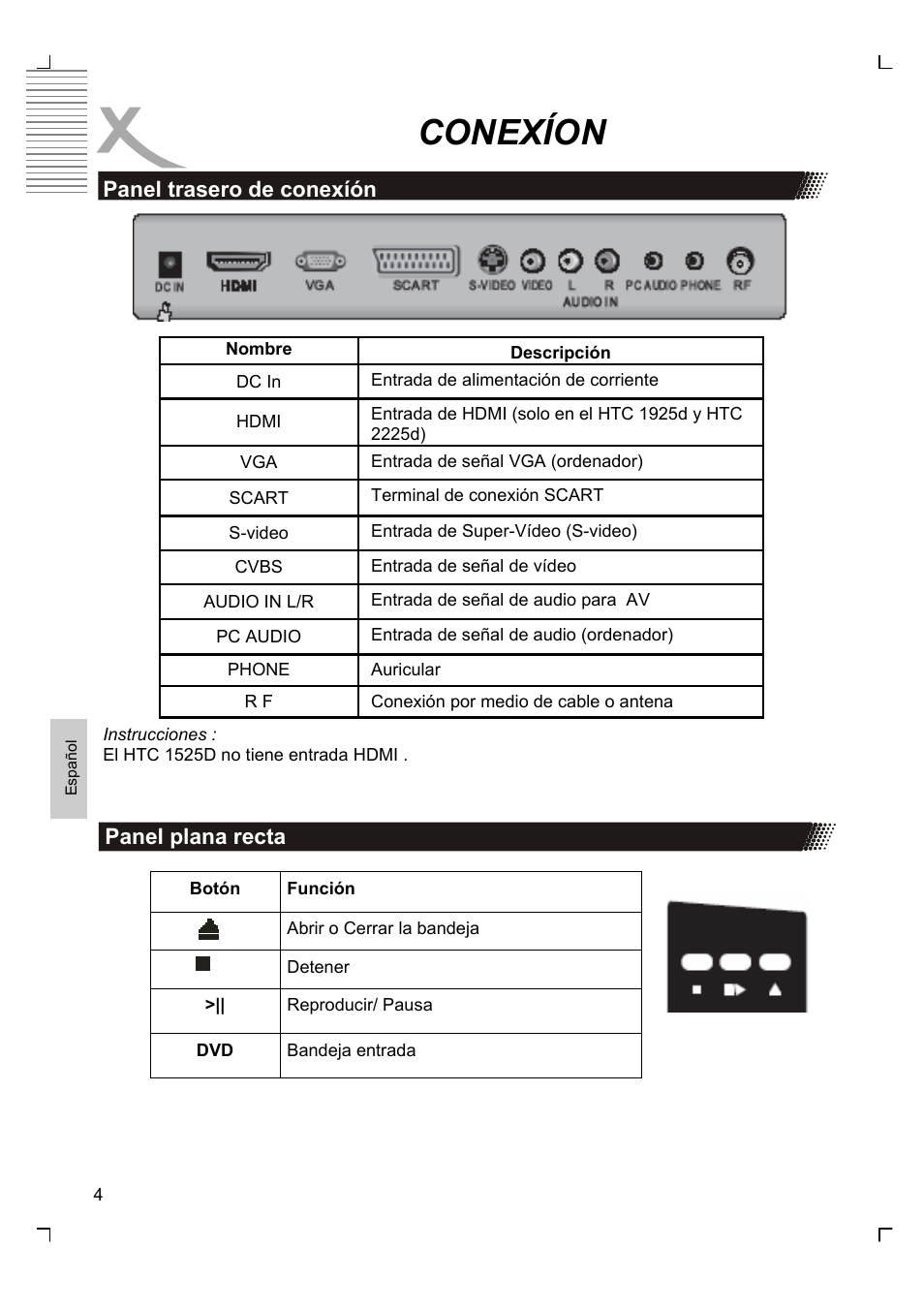 Conexíon | Xoro HTC 1525D User Manual | Page 174 / 213