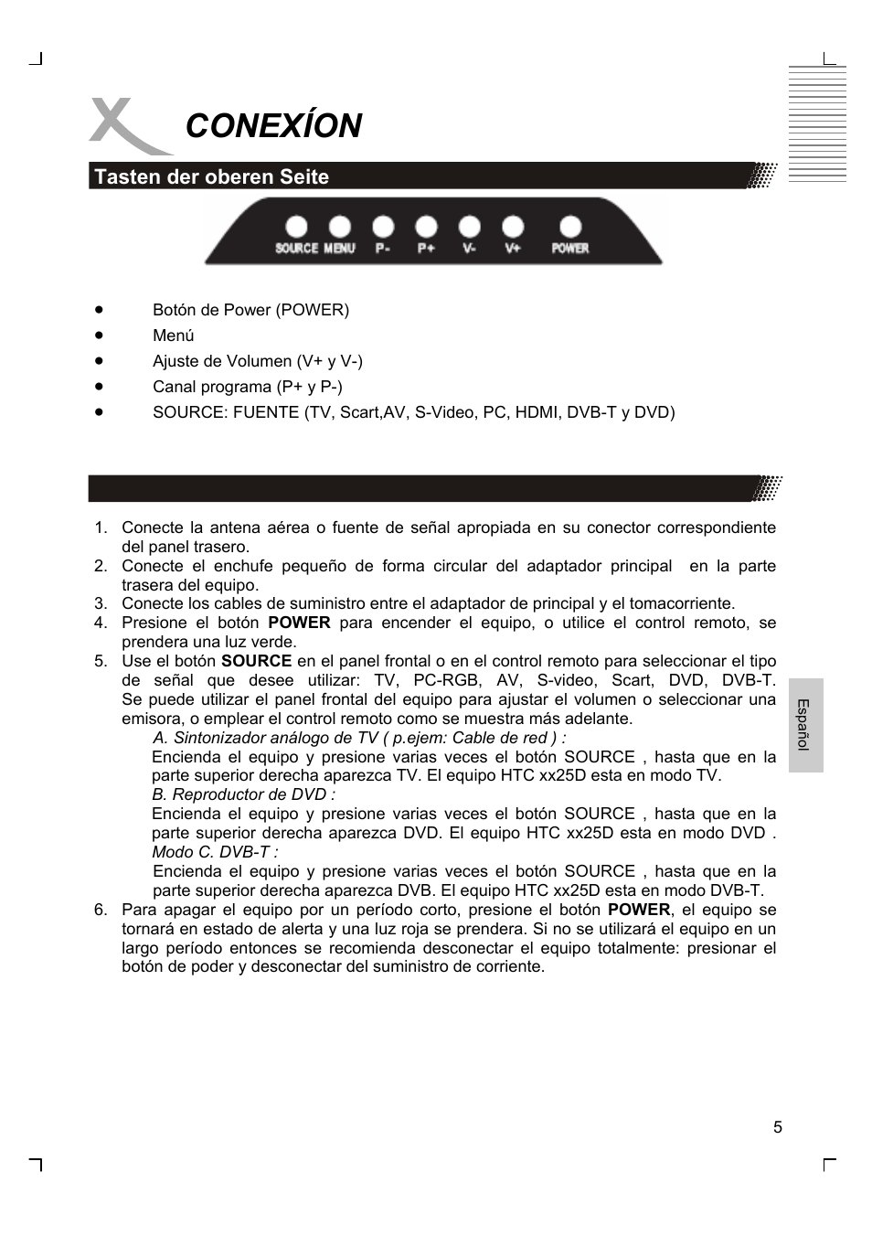 Conexíon | Xoro HTC 1525D User Manual | Page 175 / 213