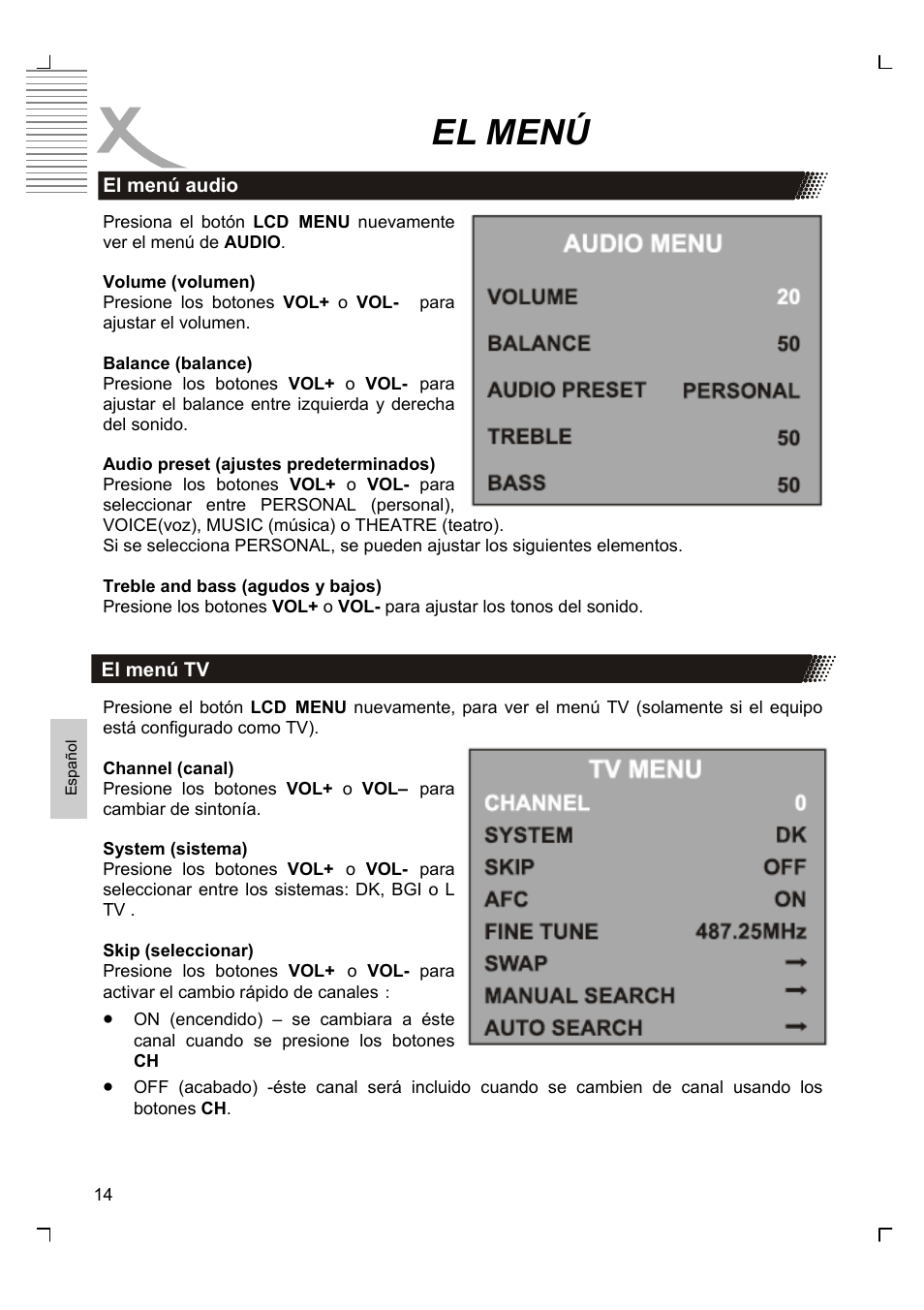 El menú | Xoro HTC 1525D User Manual | Page 184 / 213