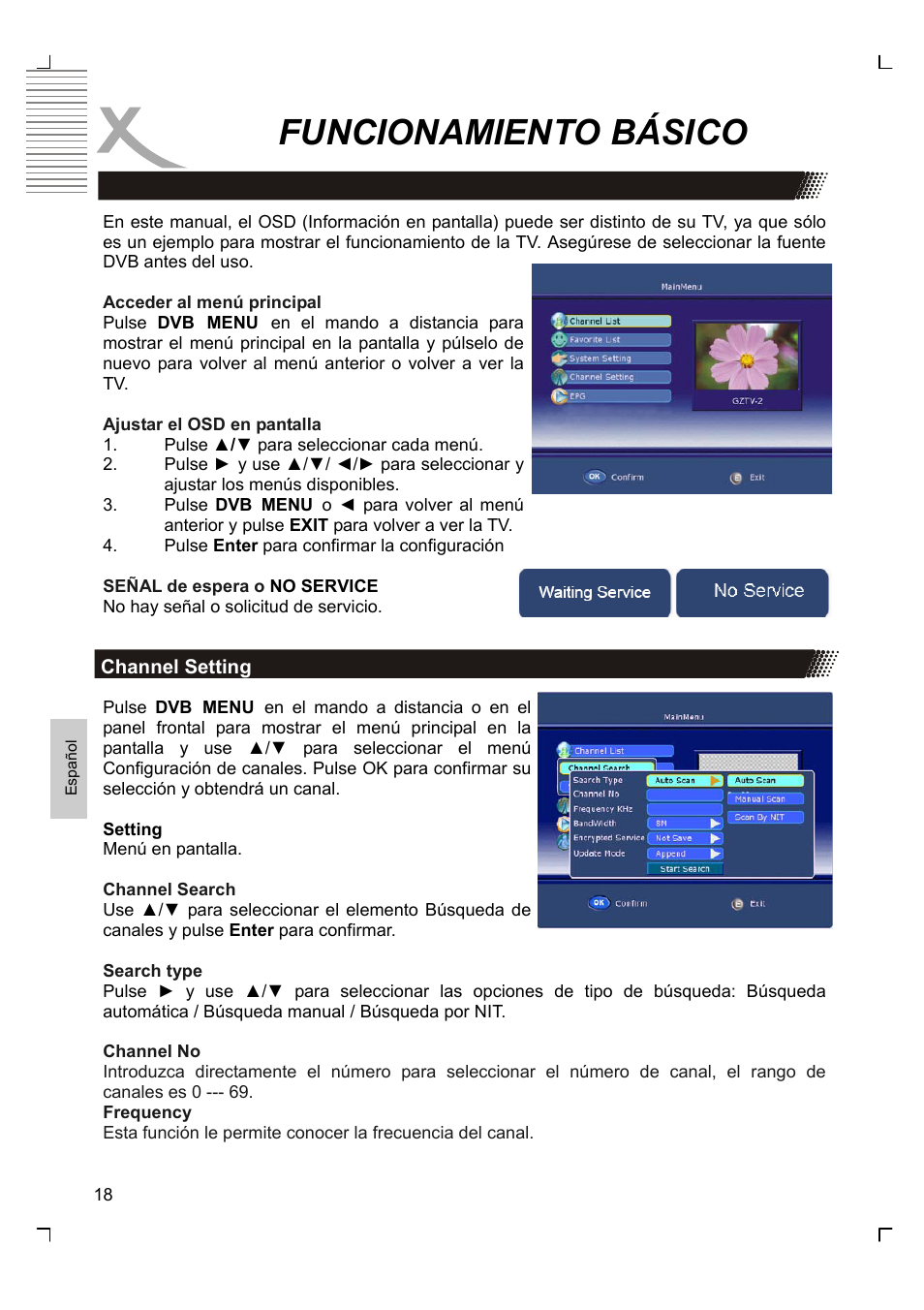 Funcionamiento básico | Xoro HTC 1525D User Manual | Page 188 / 213