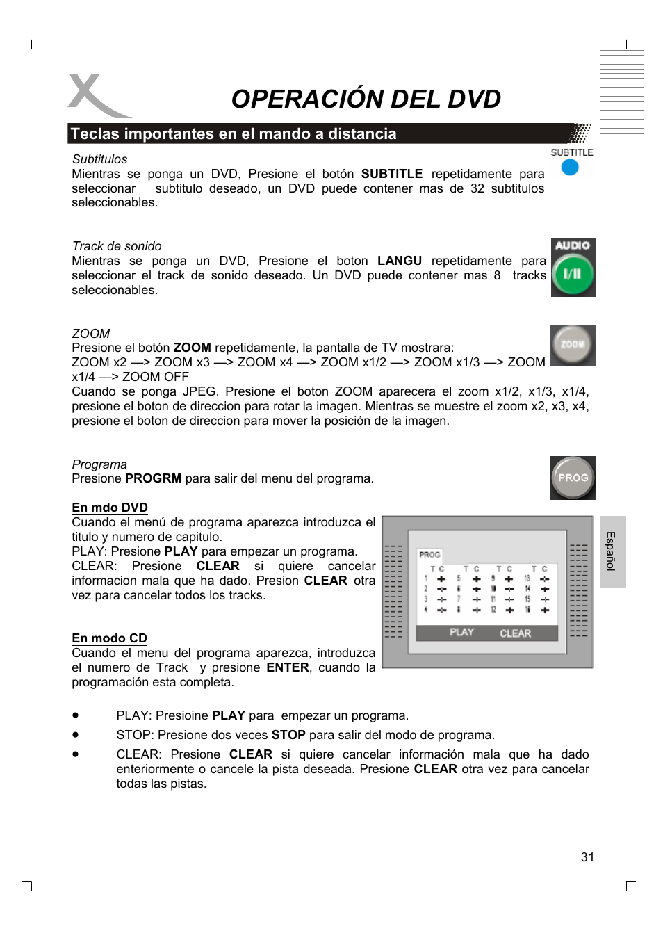 Operación del dvd | Xoro HTC 1525D User Manual | Page 201 / 213