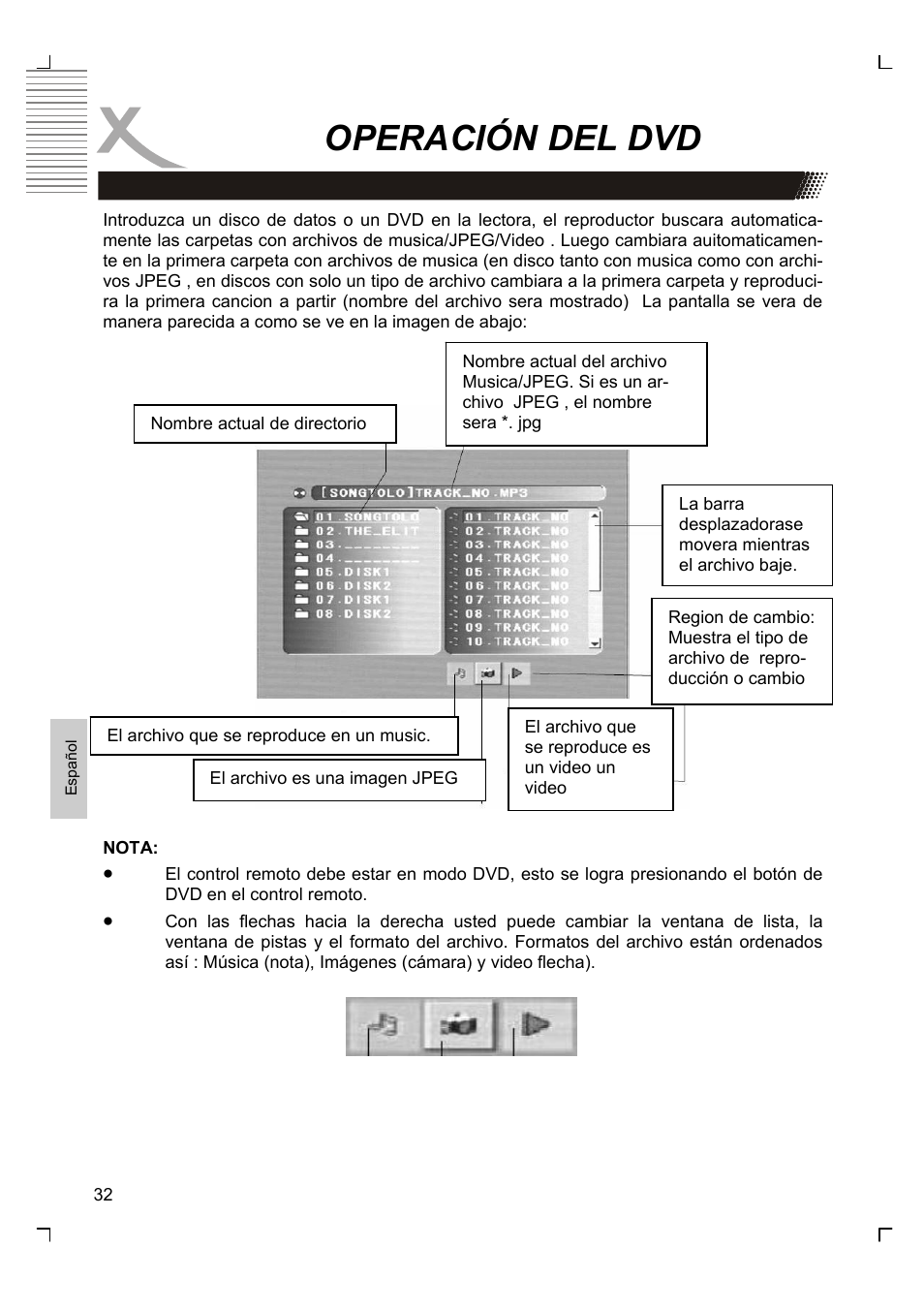 Operación del dvd | Xoro HTC 1525D User Manual | Page 202 / 213
