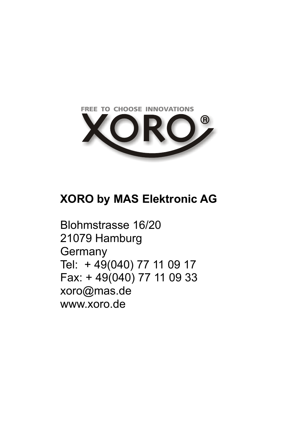 Xoro HTC 1525D User Manual | Page 213 / 213