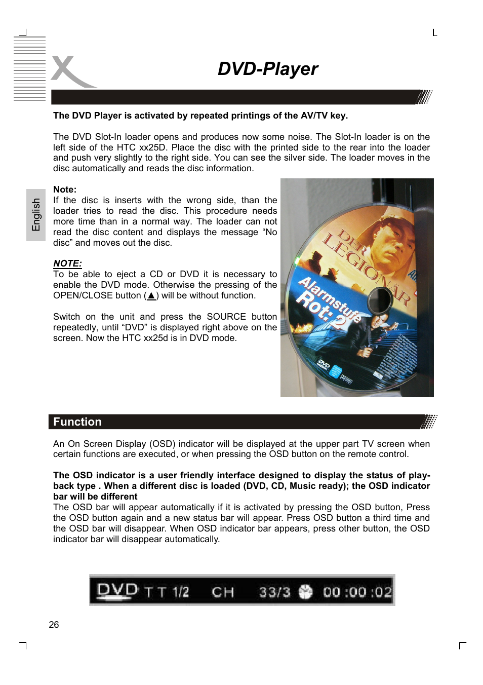 Dvd-player | Xoro HTC 1525D User Manual | Page 70 / 213