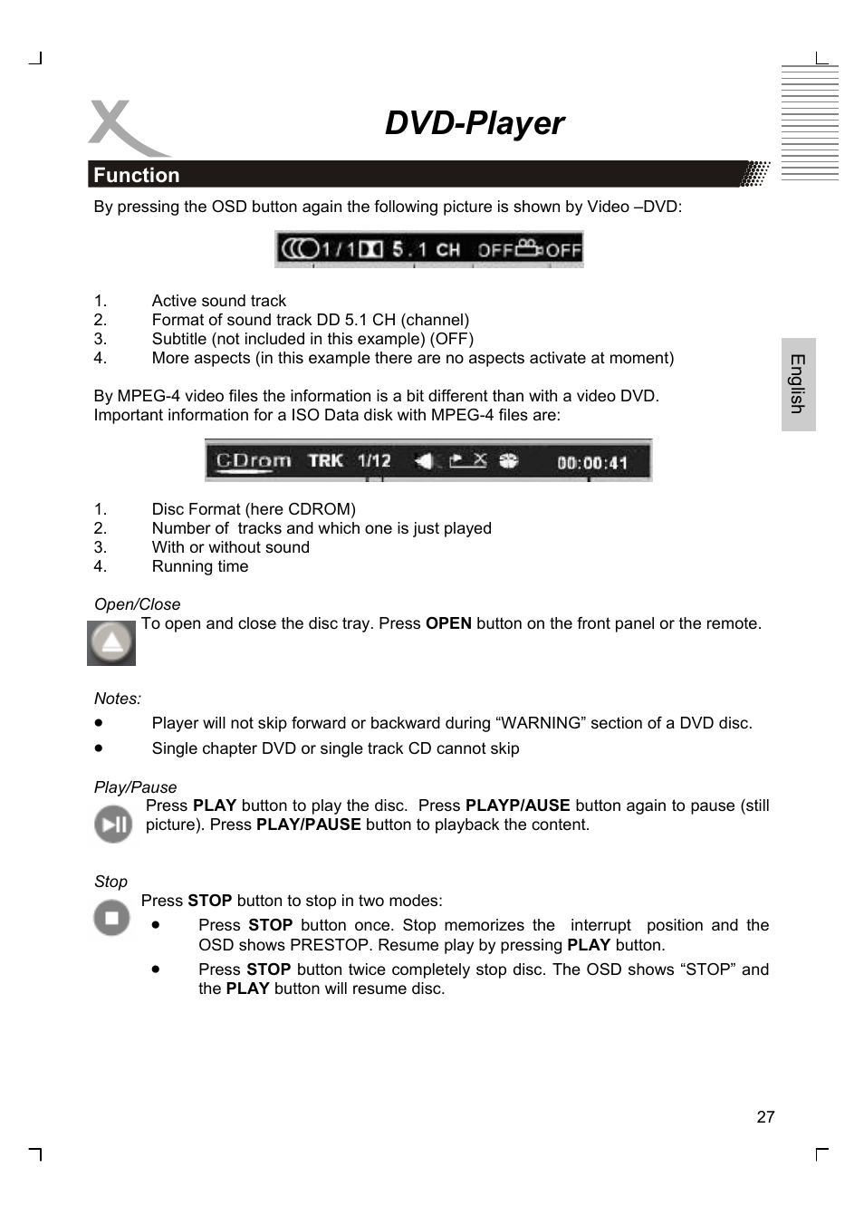 Dvd-player | Xoro HTC 1525D User Manual | Page 71 / 213