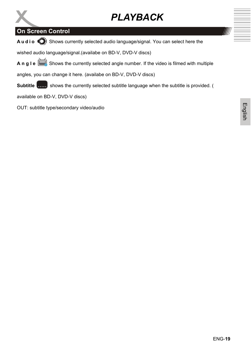 Playback | Xoro HBD 1000 User Manual | Page 49 / 122
