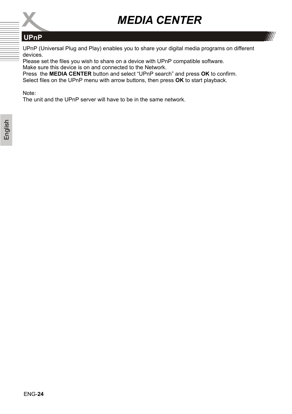 Media center | Xoro HBD 1000 User Manual | Page 54 / 122