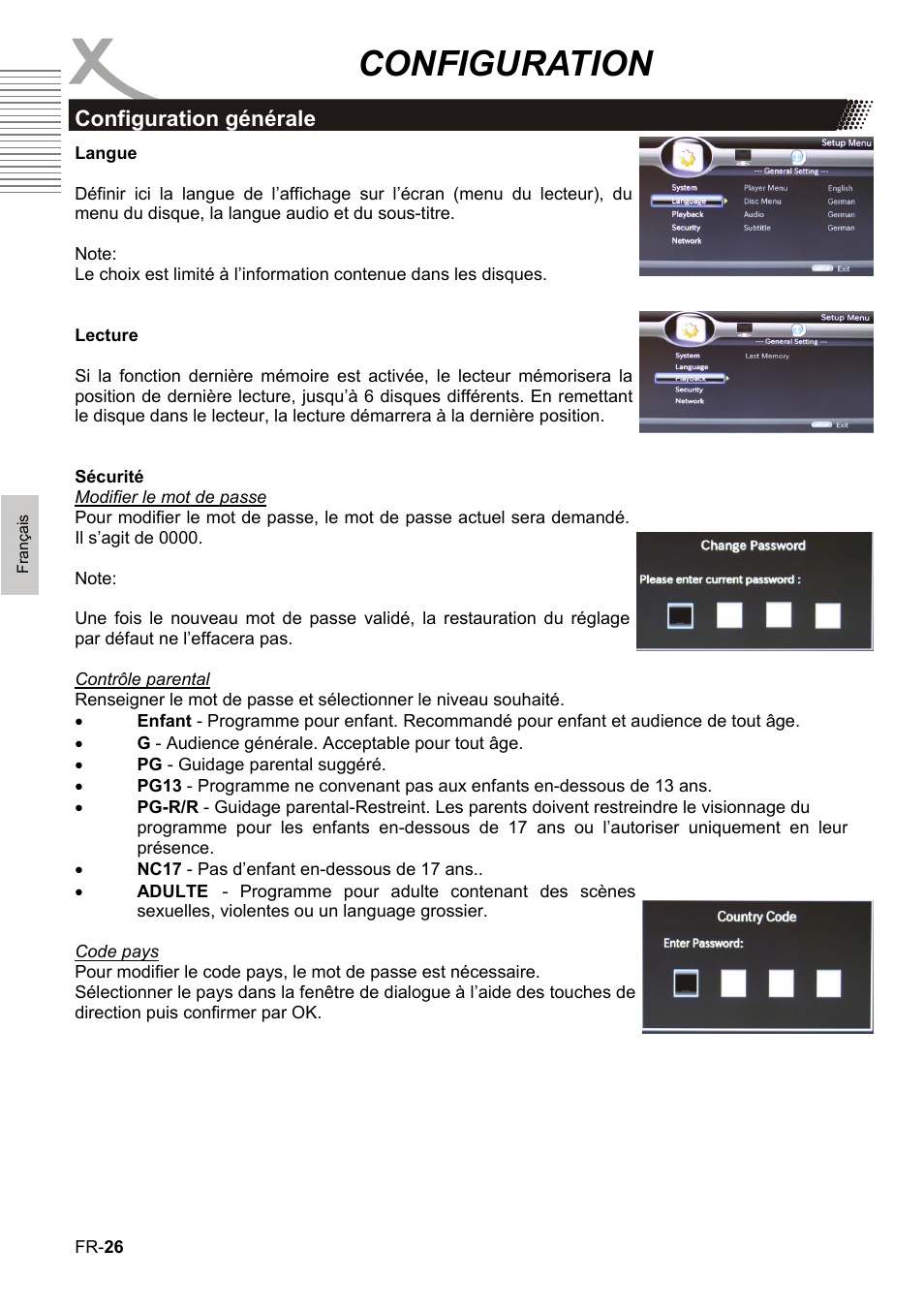 Configuration | Xoro HBD 1000 User Manual | Page 86 / 122