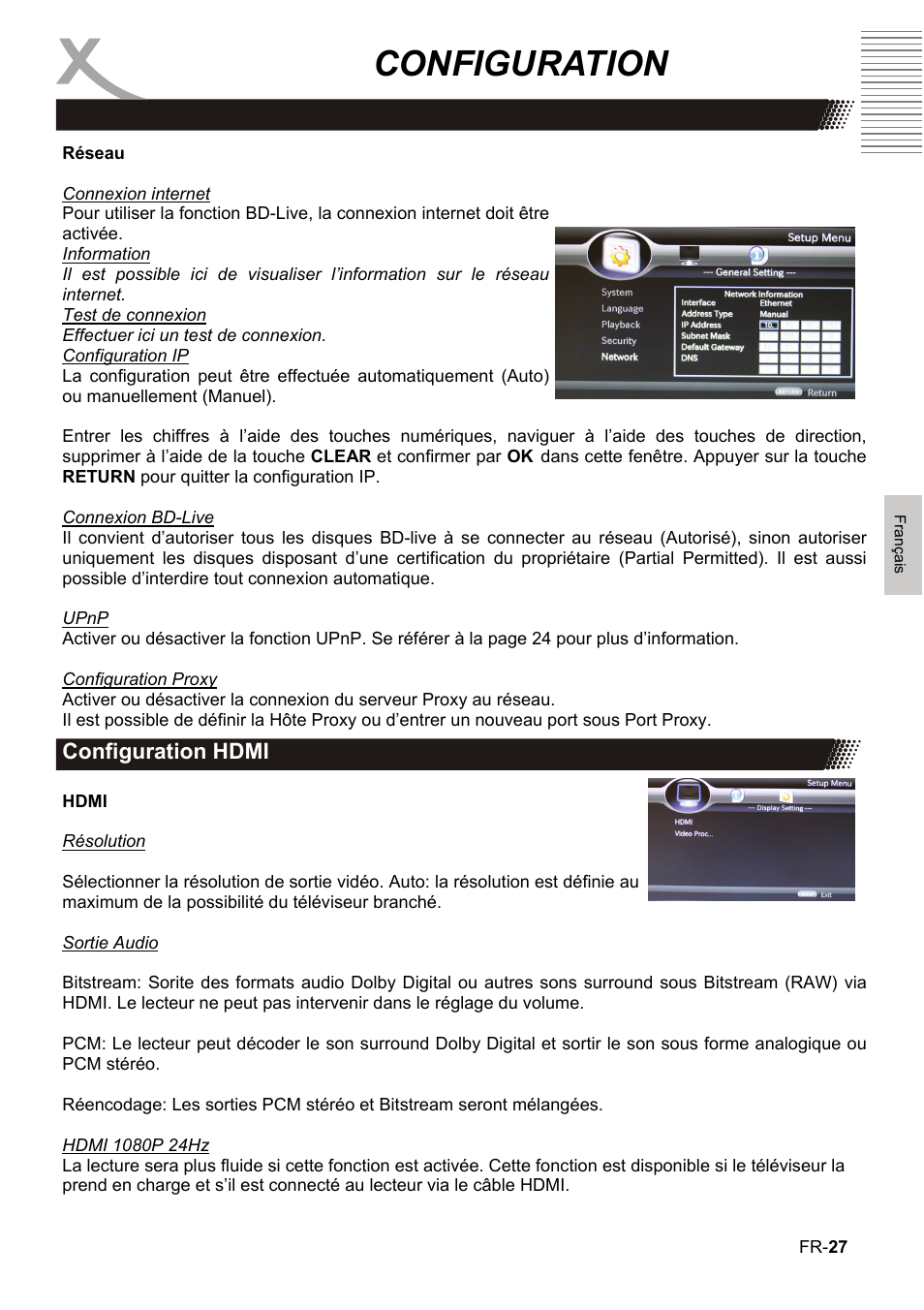 Configuration | Xoro HBD 1000 User Manual | Page 87 / 122