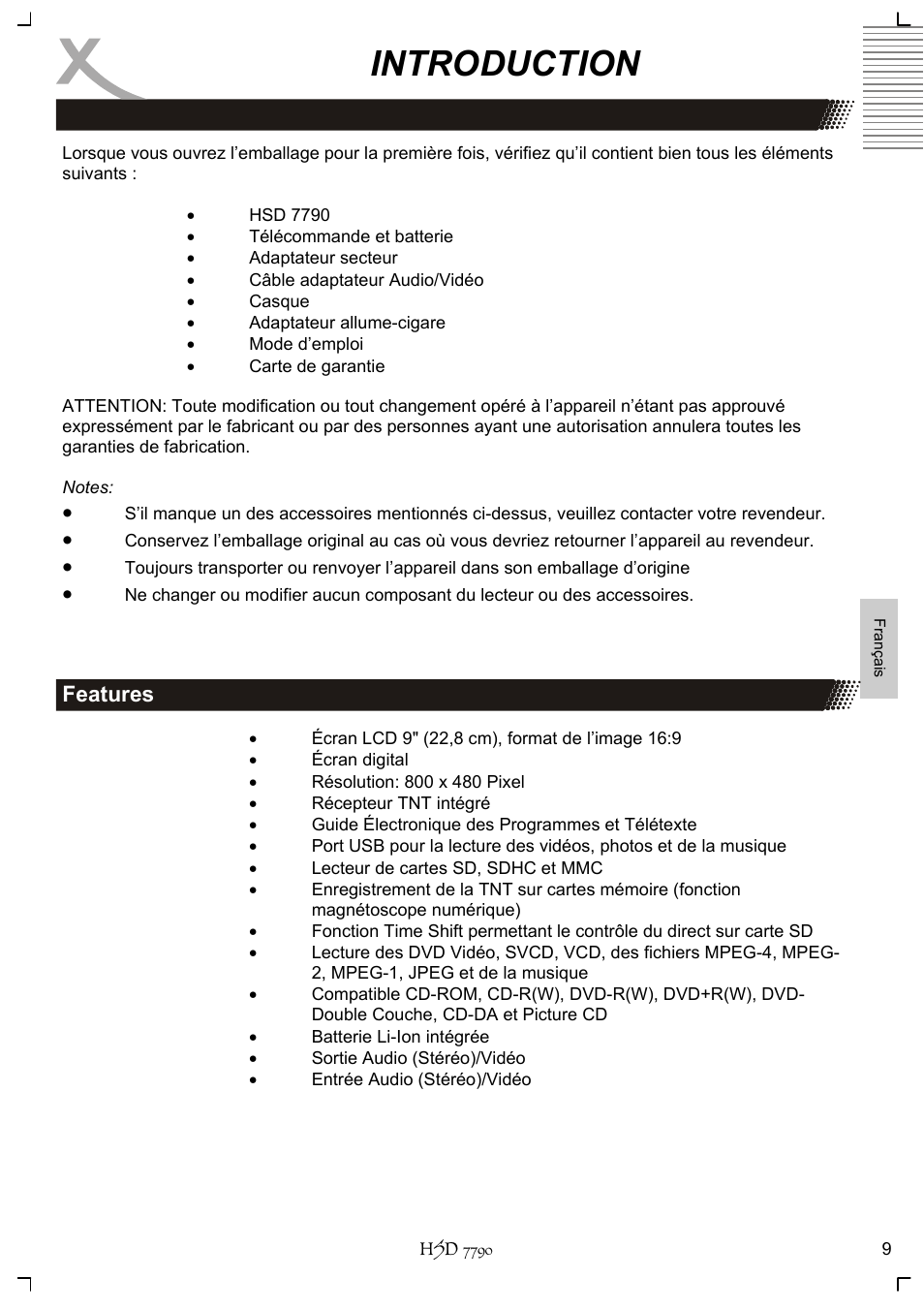 Introduction | Xoro HSD 7790 User Manual | Page 105 / 146