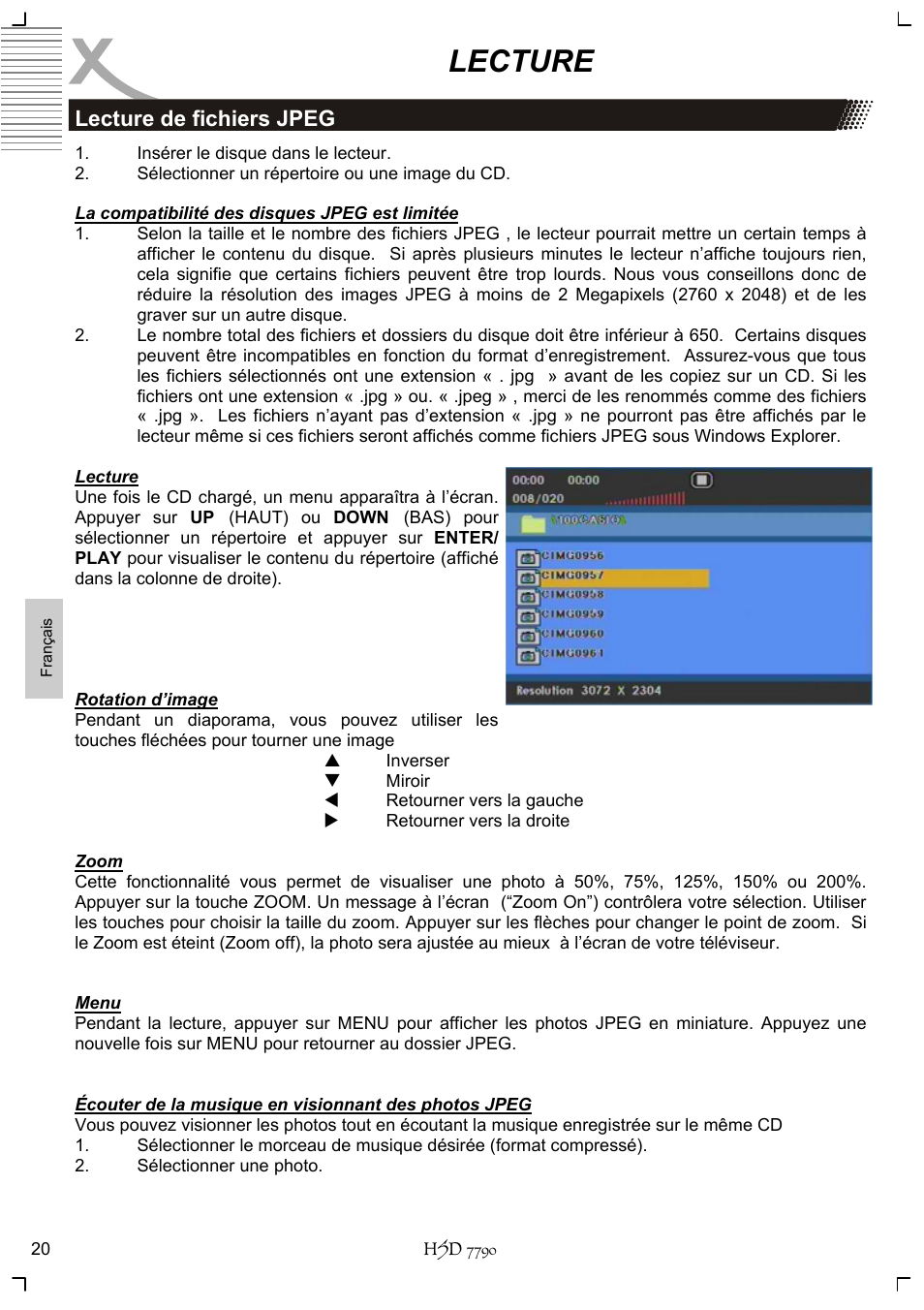 Lecture | Xoro HSD 7790 User Manual | Page 116 / 146