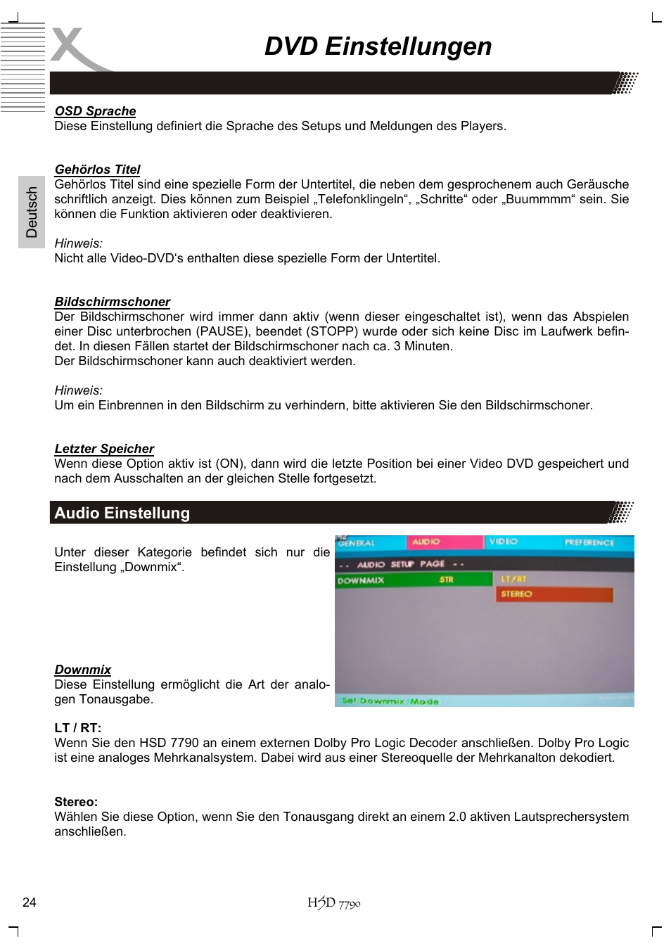 Dvd einstellungen | Xoro HSD 7790 User Manual | Page 24 / 146
