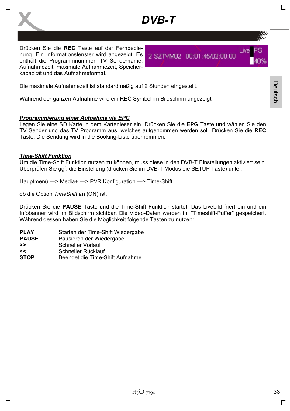 Dvb-t | Xoro HSD 7790 User Manual | Page 33 / 146