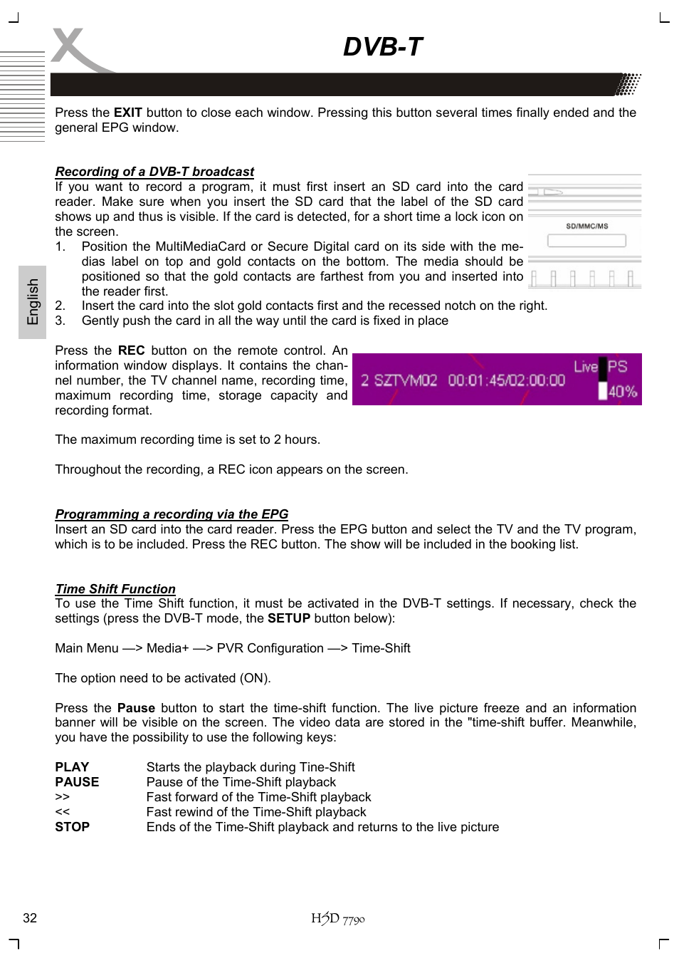 Dvb-t | Xoro HSD 7790 User Manual | Page 82 / 146