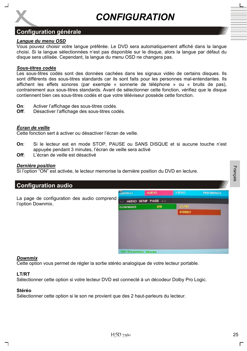 Configuration | Xoro HSD 7560 User Manual | Page 121 / 146