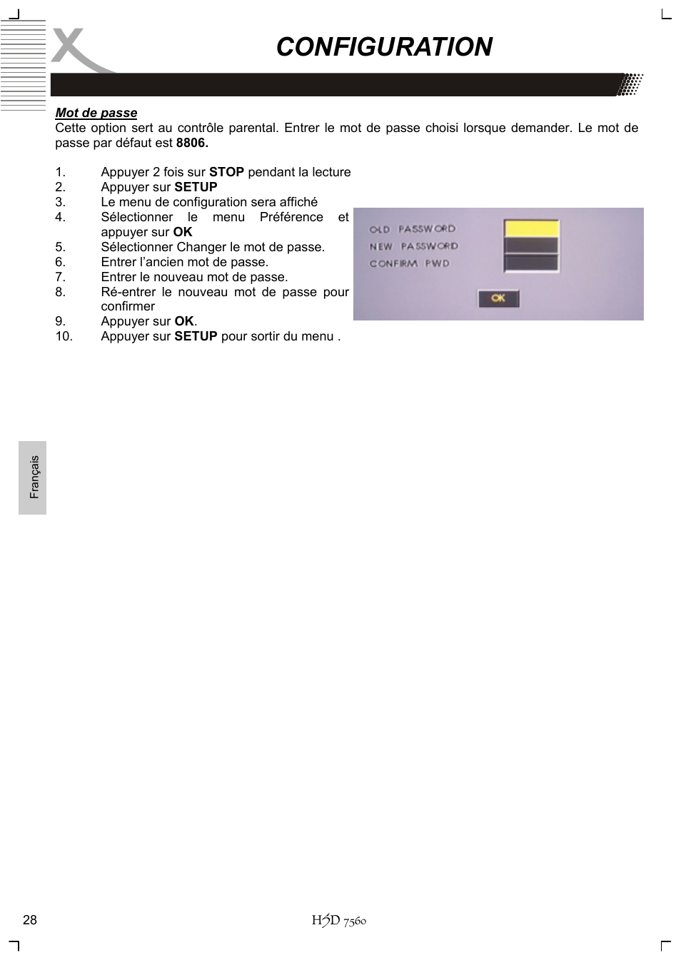 Configuration | Xoro HSD 7560 User Manual | Page 124 / 146