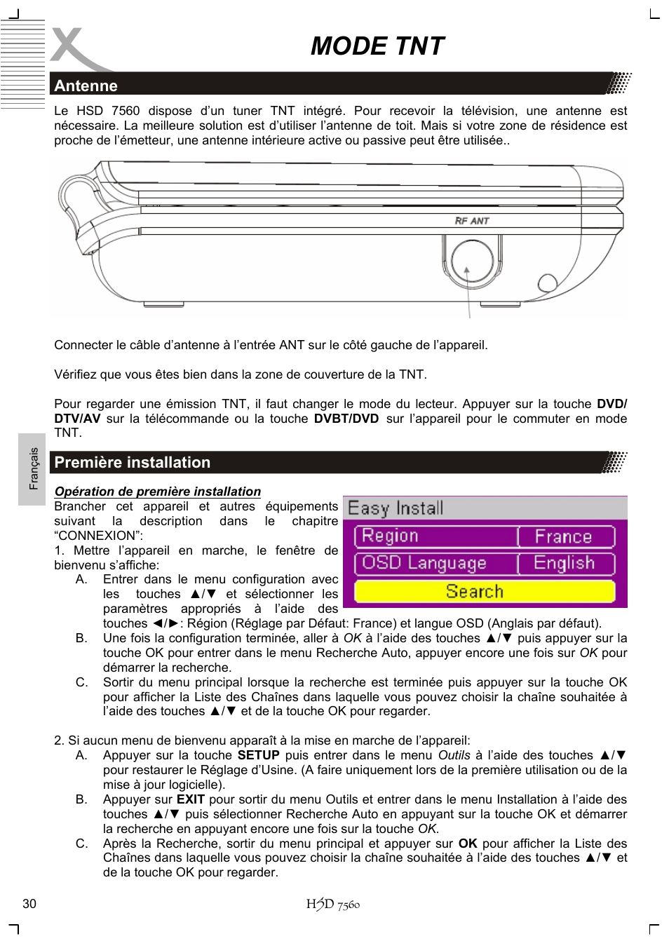 Mode tnt | Xoro HSD 7560 User Manual | Page 126 / 146