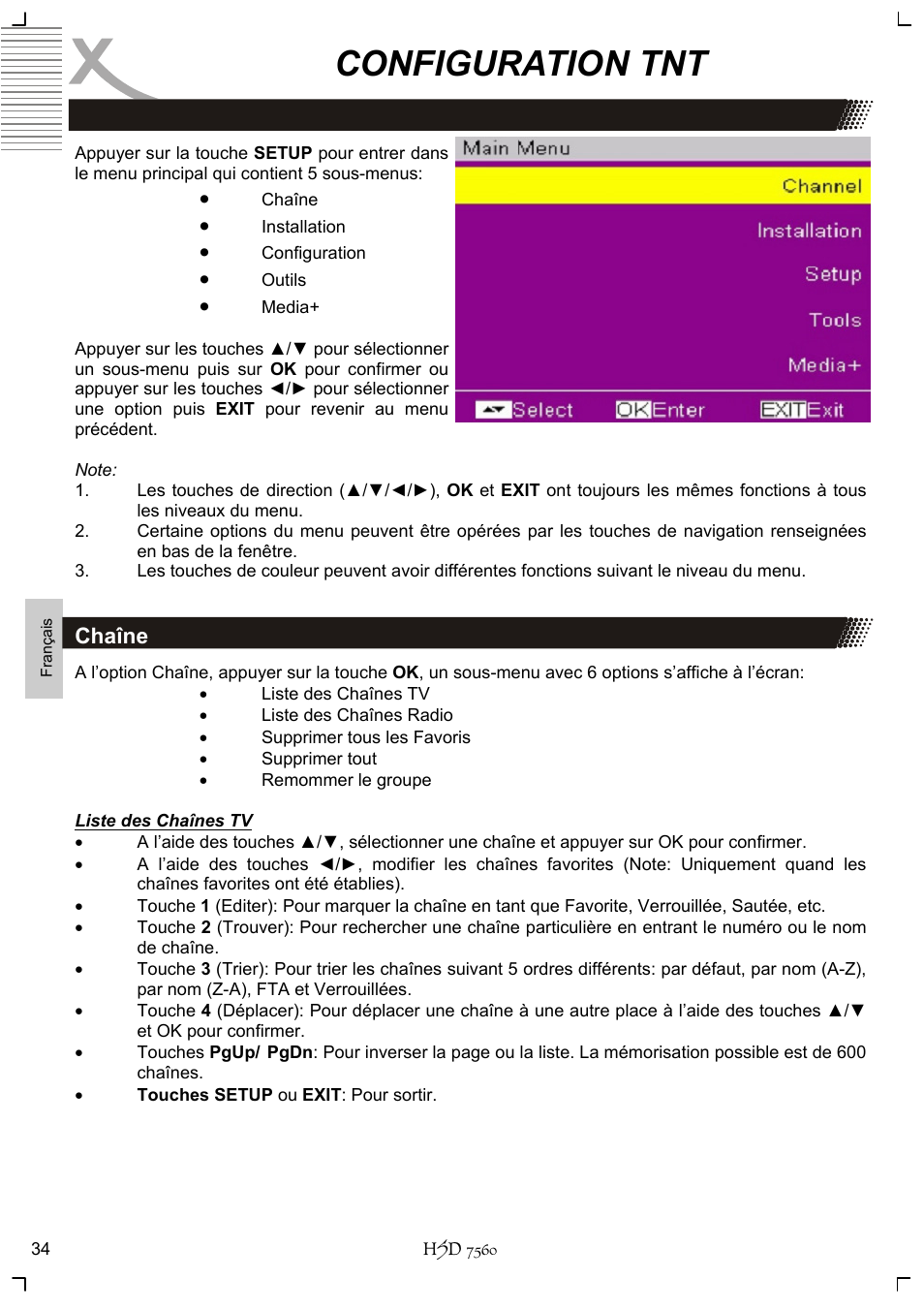 Configuration tnt | Xoro HSD 7560 User Manual | Page 130 / 146