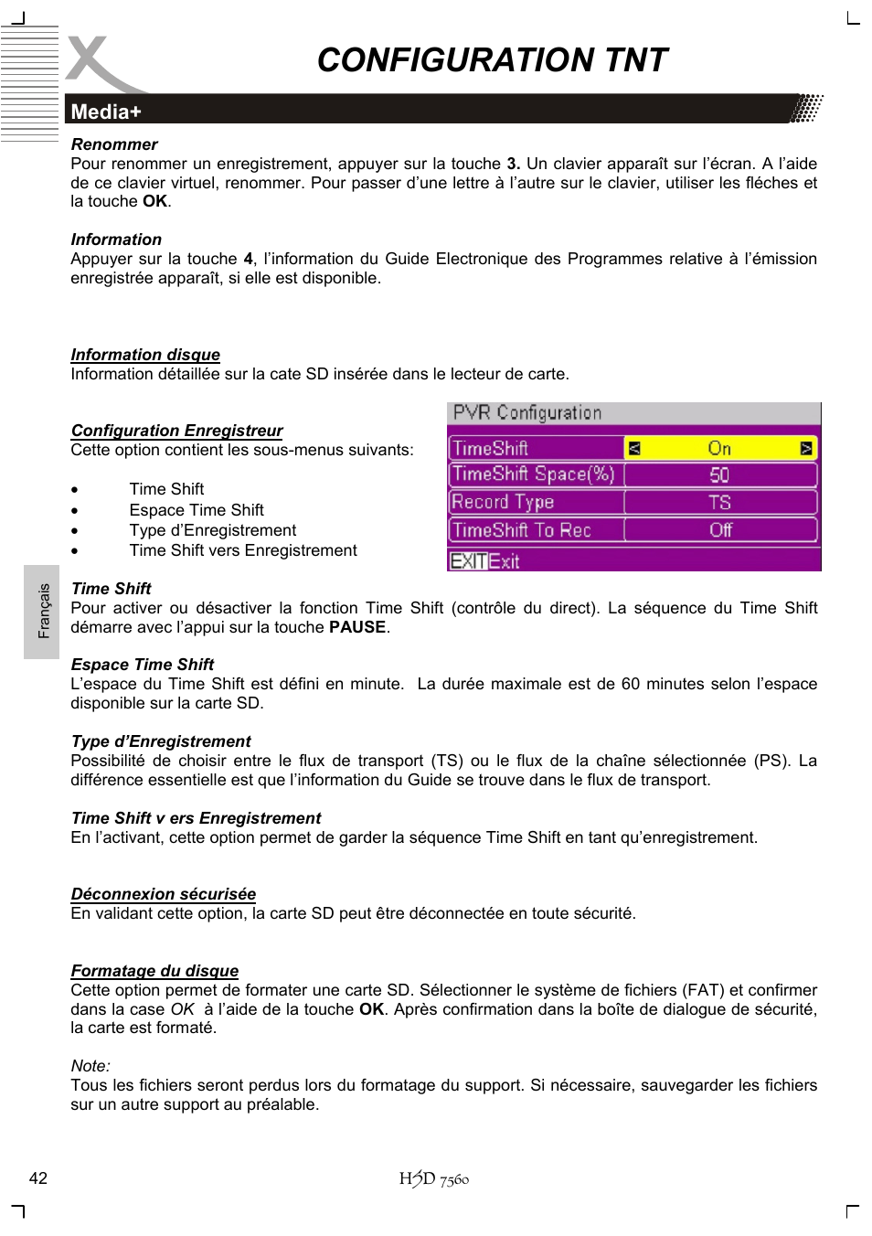 Configuration tnt | Xoro HSD 7560 User Manual | Page 138 / 146