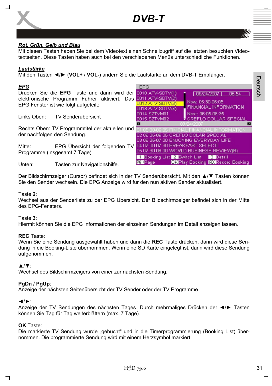 Dvb-t | Xoro HSD 7560 User Manual | Page 31 / 146