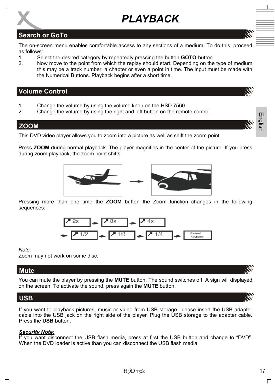 Playback | Xoro HSD 7560 User Manual | Page 67 / 146