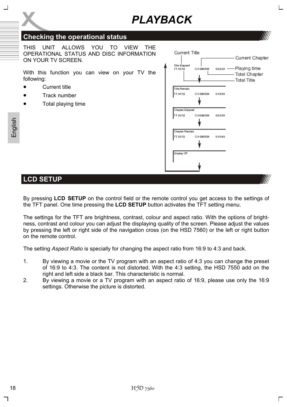 Playback | Xoro HSD 7560 User Manual | Page 68 / 146