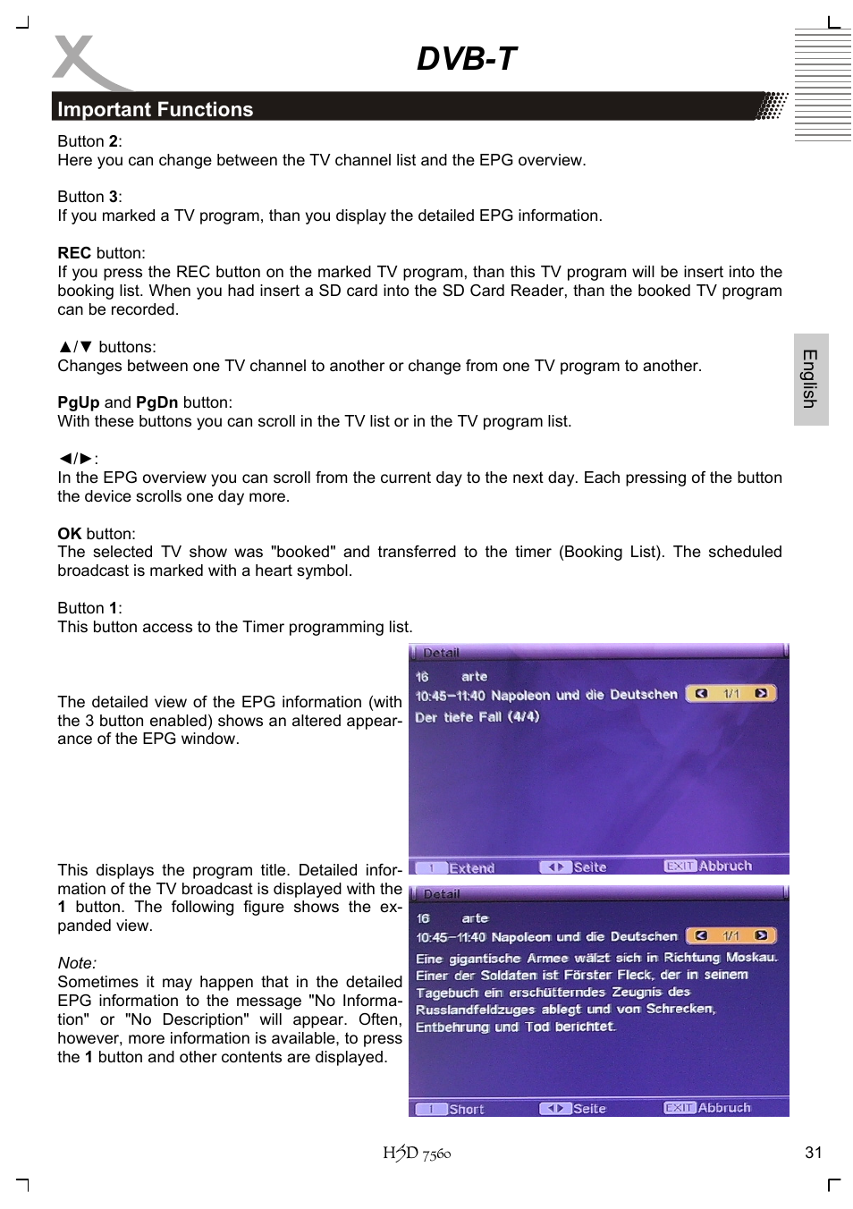 Dvb-t | Xoro HSD 7560 User Manual | Page 81 / 146