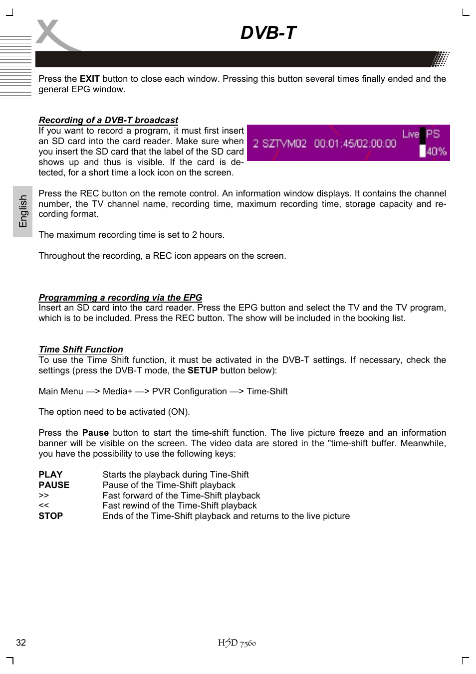 Dvb-t | Xoro HSD 7560 User Manual | Page 82 / 146