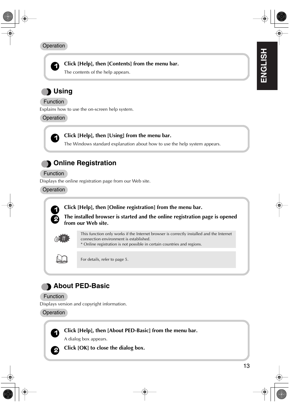 English | Brother PED-Basic User Manual | Page 17 / 100