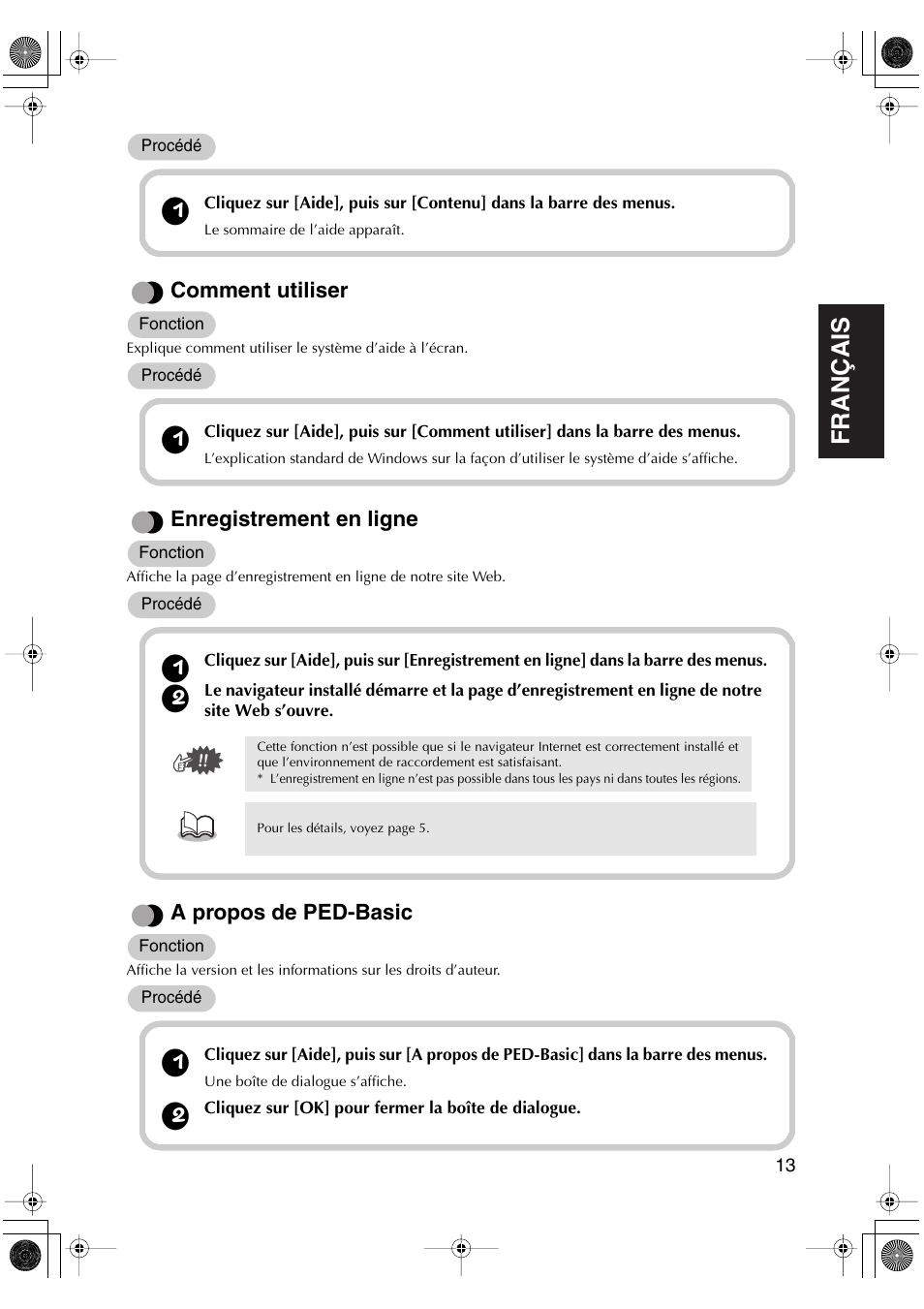 English fran ç ais english english english english | Brother PED-Basic User Manual | Page 33 / 100