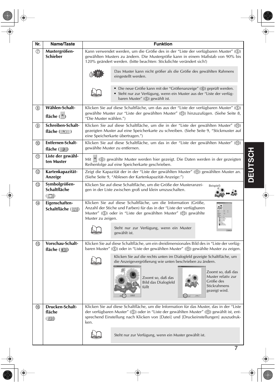 English, English deutsch english english english | Brother PED-Basic User Manual | Page 43 / 100