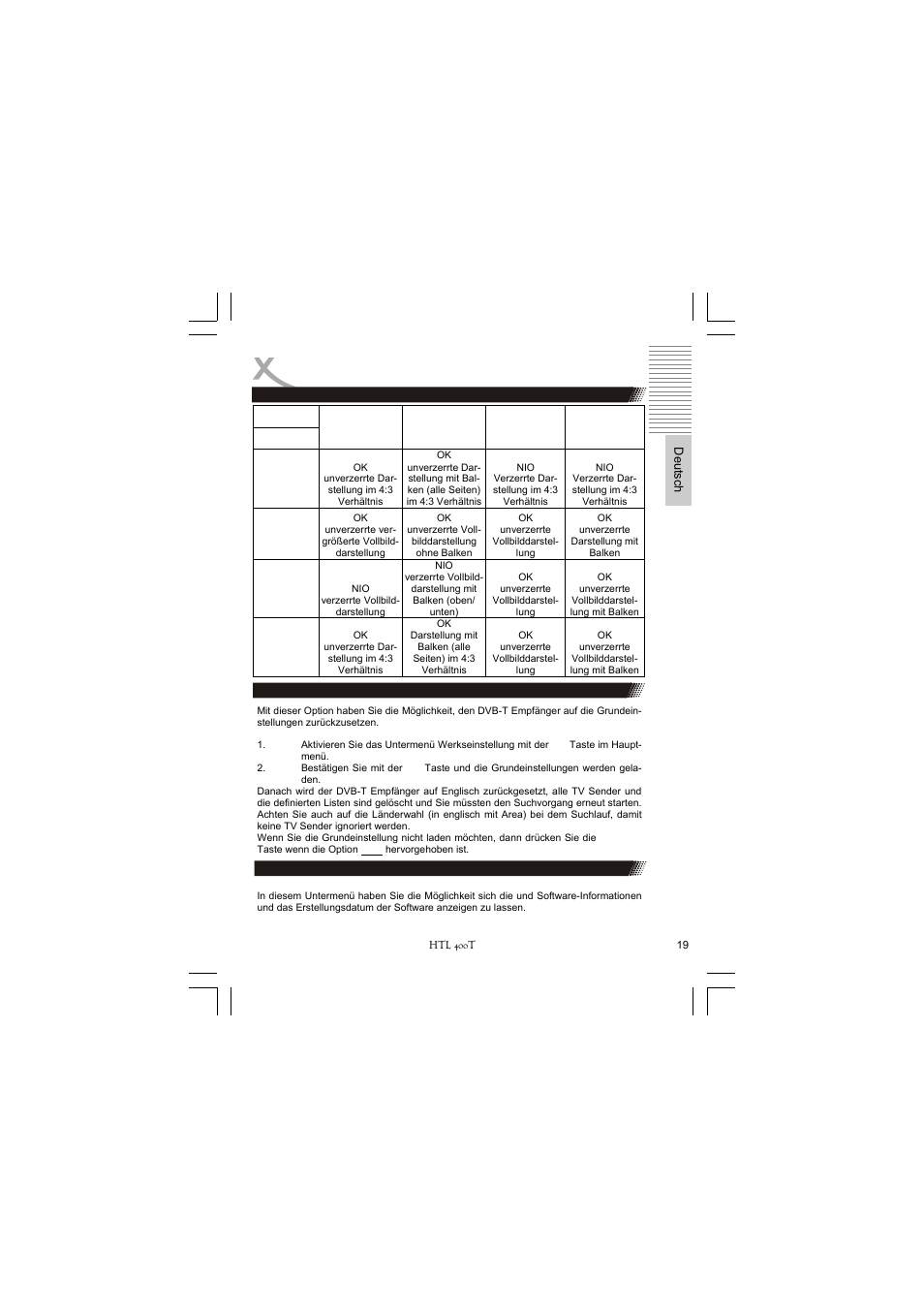 Einstellungen | Xoro HTL 400T User Manual | Page 19 / 70