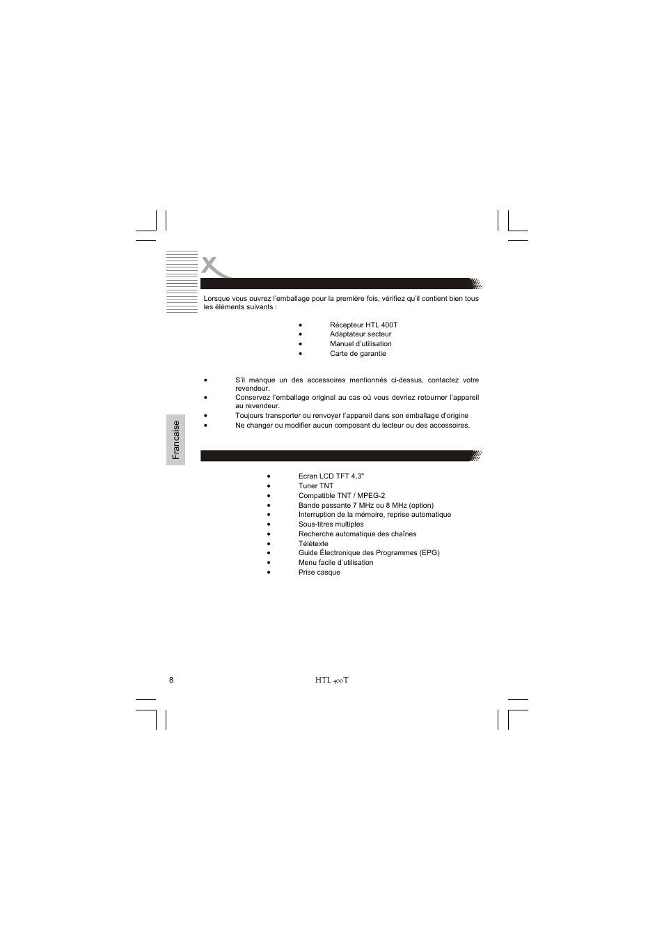 Xoro HTL 400T User Manual | Page 52 / 70