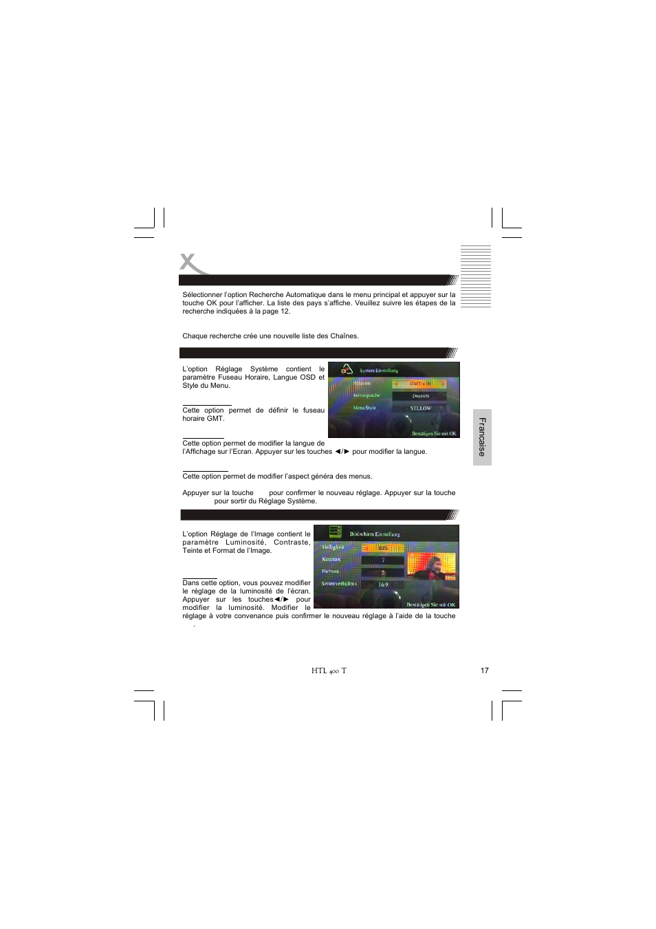 Configuration | Xoro HTL 400T User Manual | Page 61 / 70