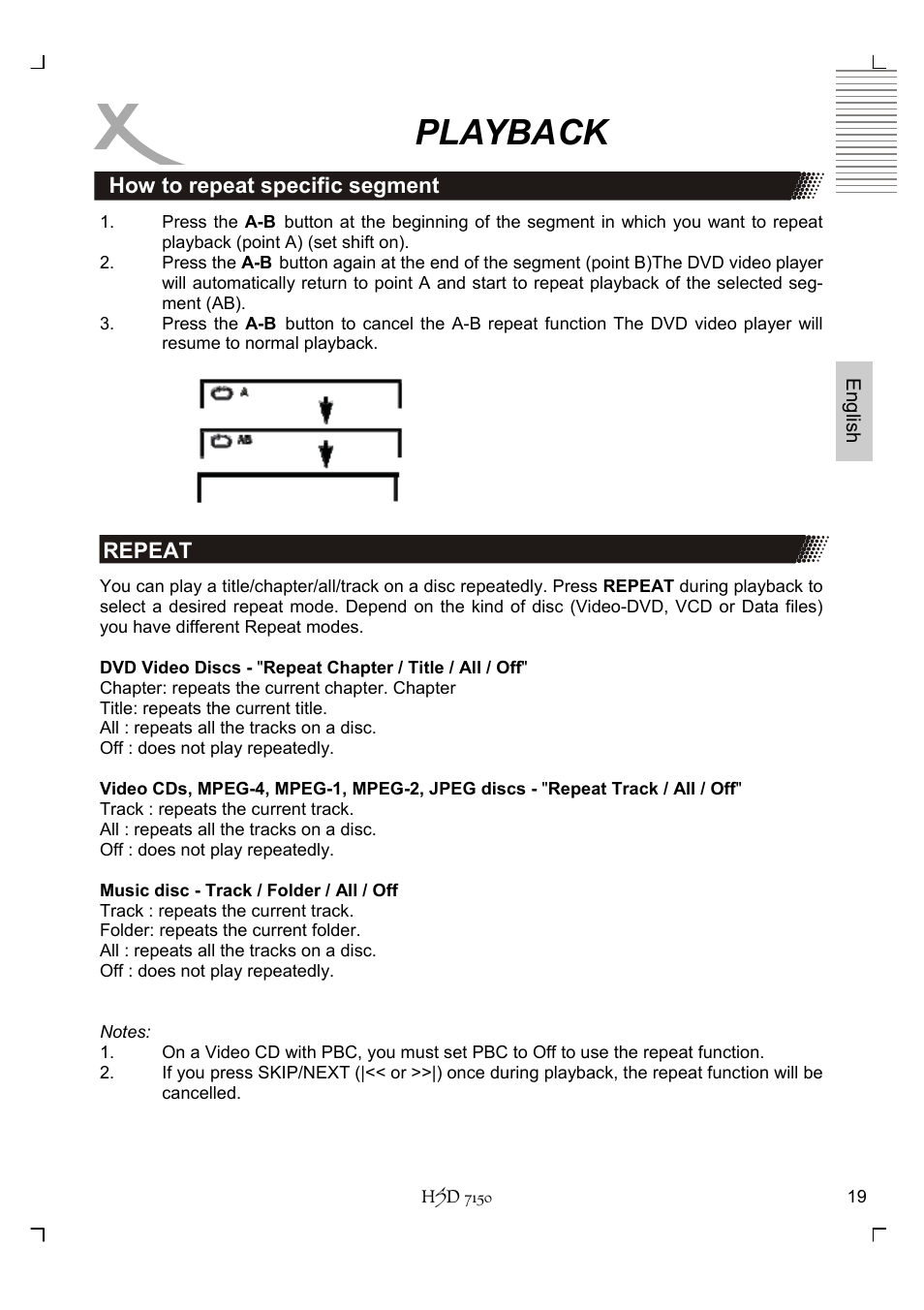 Playback | Xoro HSD 7150 User Manual | Page 59 / 158