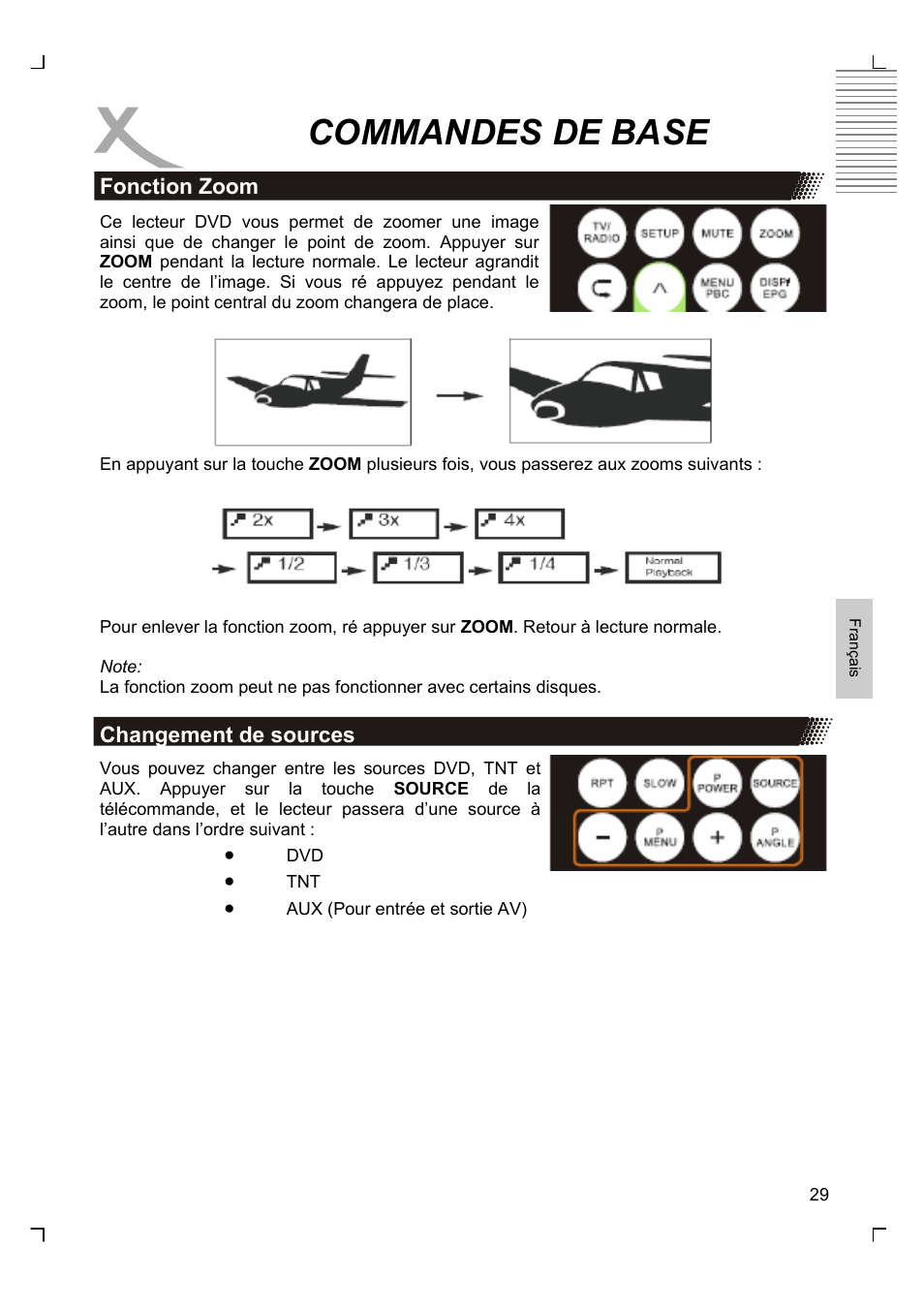 Commandes de base | Xoro HSD 7580 User Manual | Page 133 / 212