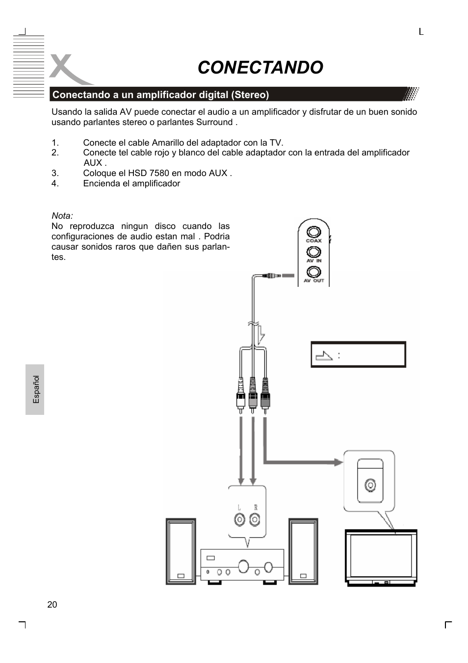Conectando | Xoro HSD 7580 User Manual | Page 174 / 212