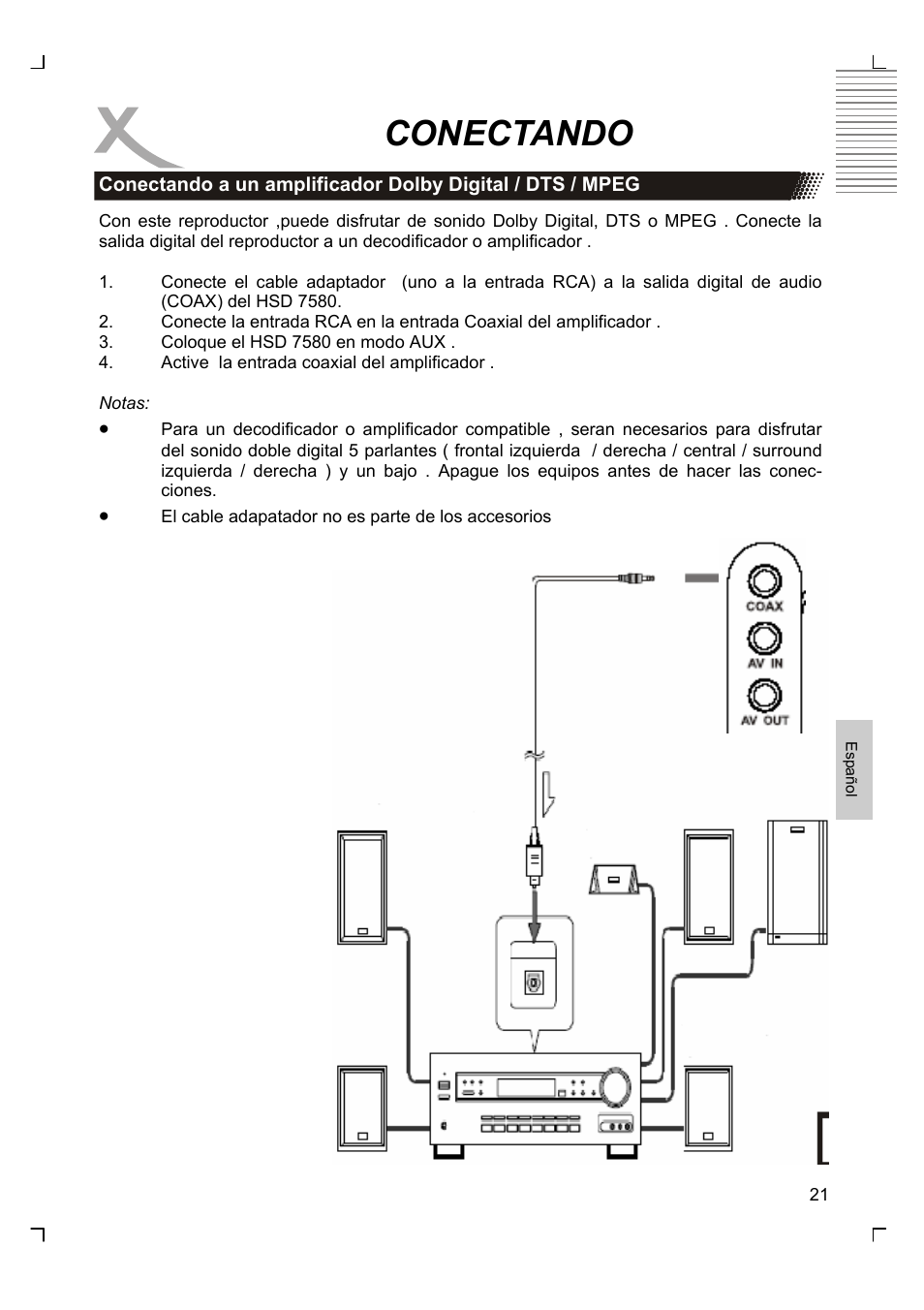 Conectando | Xoro HSD 7580 User Manual | Page 175 / 212