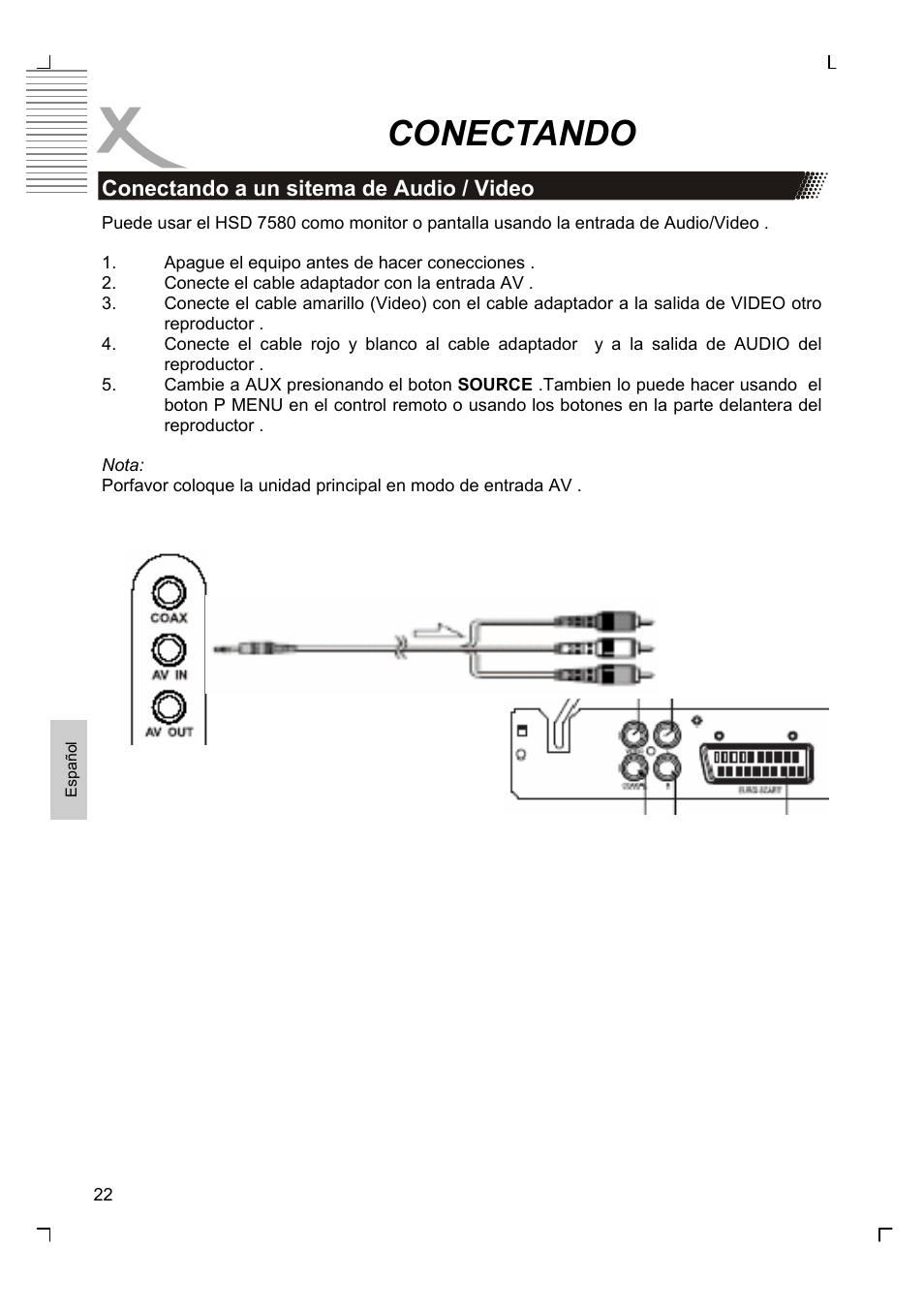 Conectando | Xoro HSD 7580 User Manual | Page 176 / 212