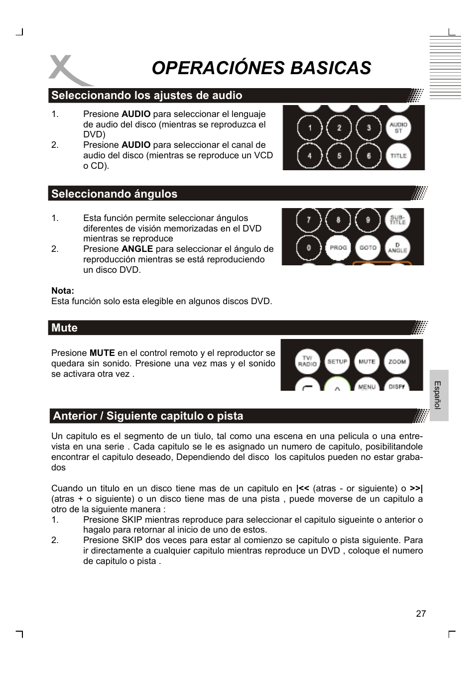 Operaciónes basicas | Xoro HSD 7580 User Manual | Page 181 / 212