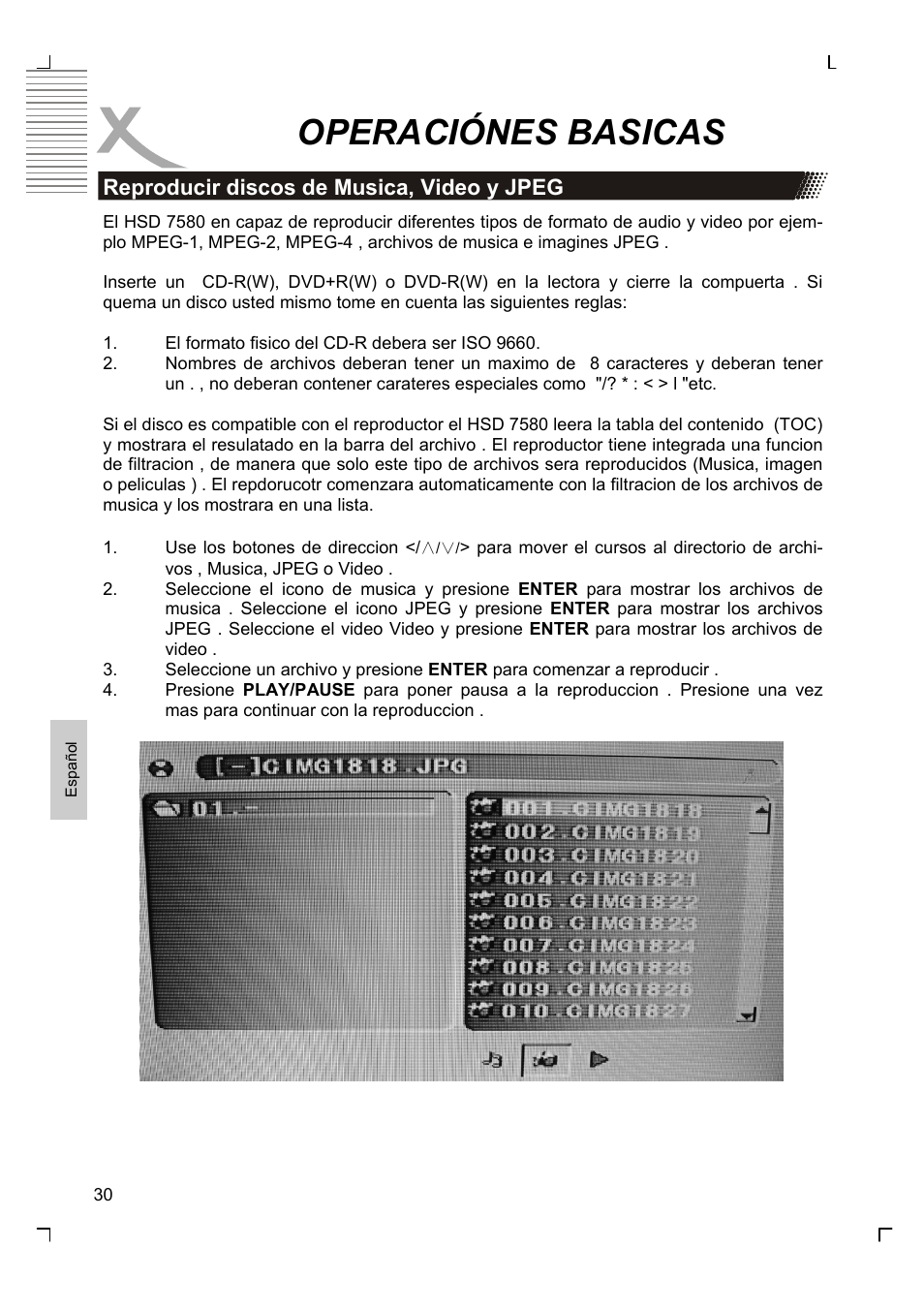 Operaciónes basicas | Xoro HSD 7580 User Manual | Page 184 / 212