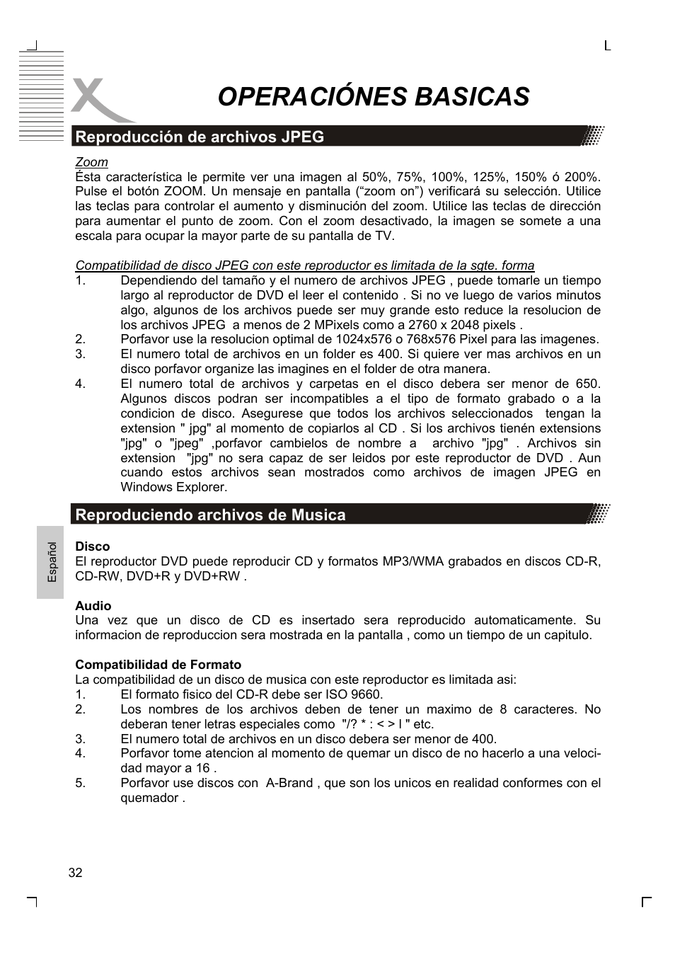 Operaciónes basicas | Xoro HSD 7580 User Manual | Page 186 / 212