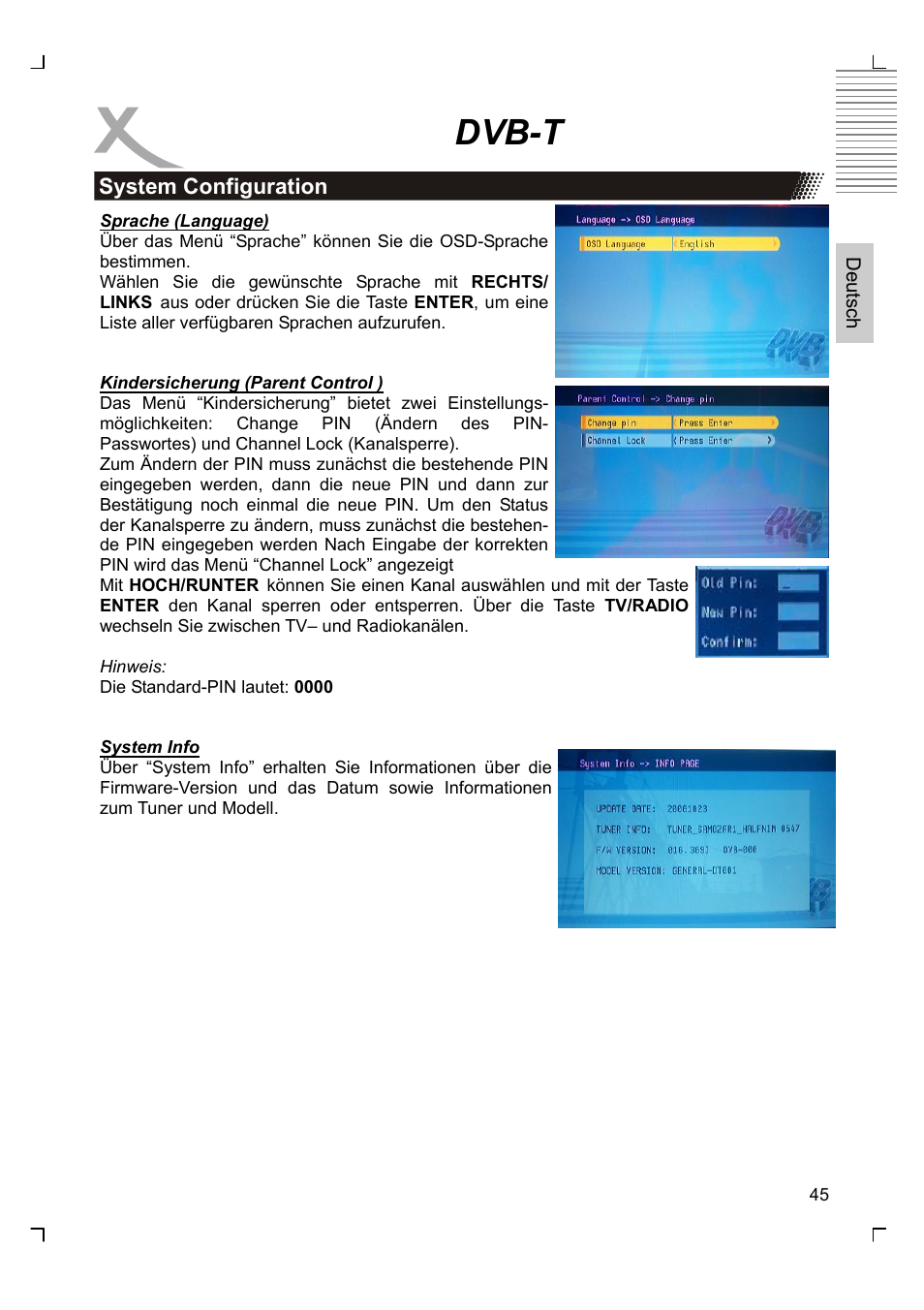 Dvb-t | Xoro HSD 7580 User Manual | Page 45 / 212