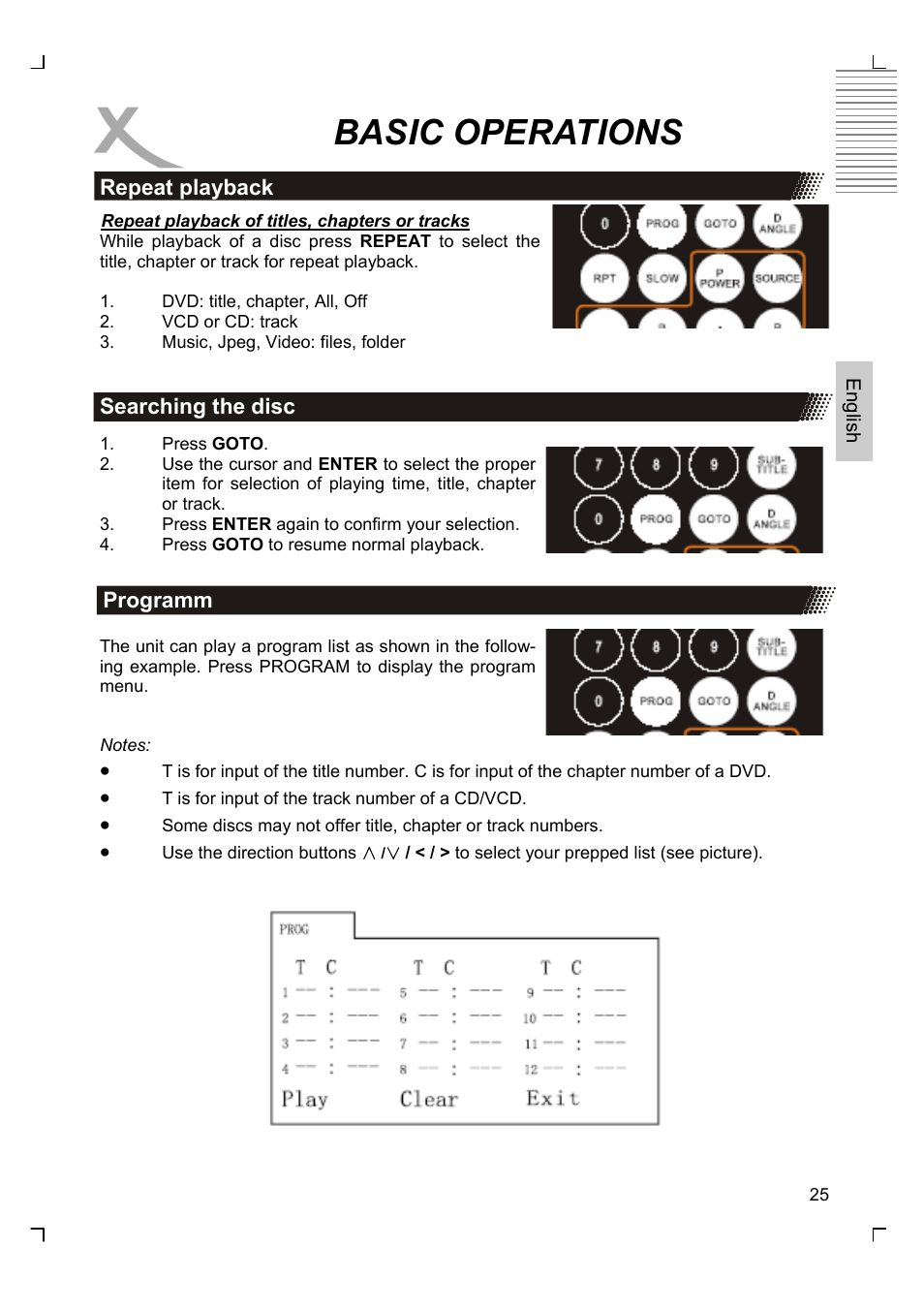 Basic operations | Xoro HSD 7580 User Manual | Page 77 / 212