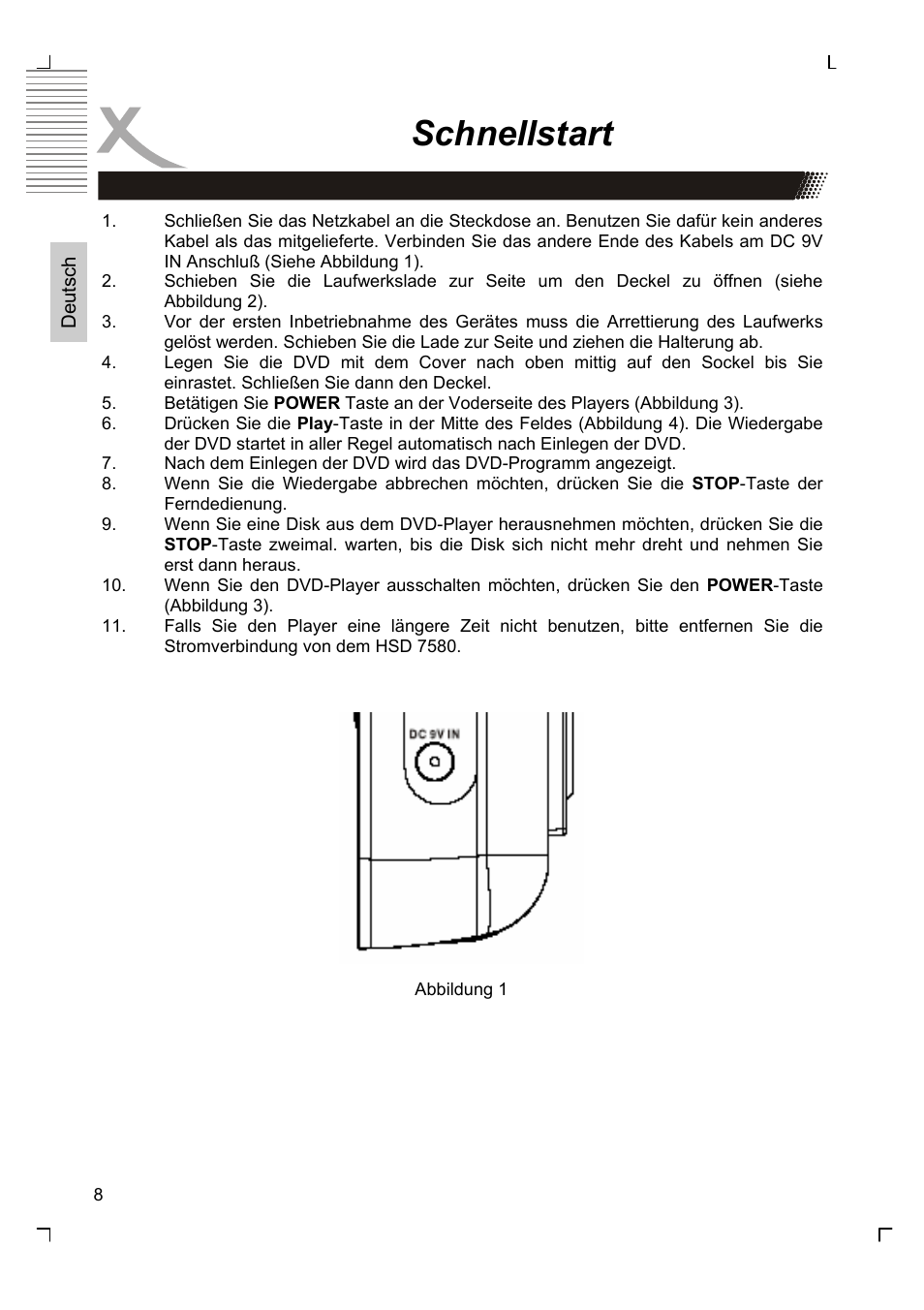 Schnellstart | Xoro HSD 7580 User Manual | Page 8 / 212