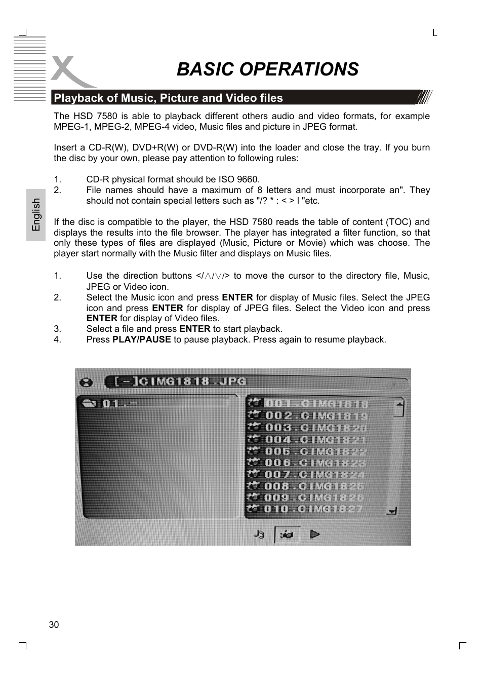 Basic operations | Xoro HSD 7580 User Manual | Page 82 / 212