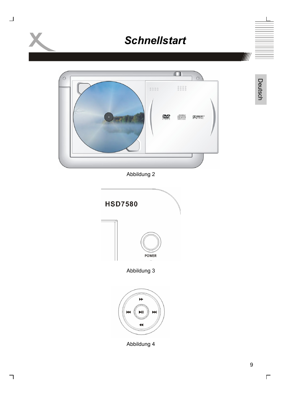 Schnellstart | Xoro HSD 7580 User Manual | Page 9 / 212