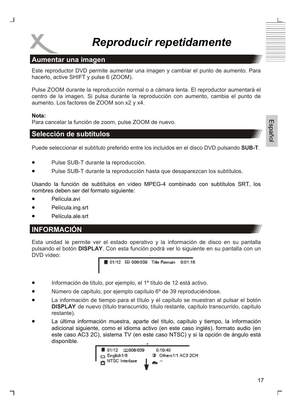 Reproducir repetidamente | Xoro HSD 7570 User Manual | Page 103 / 114