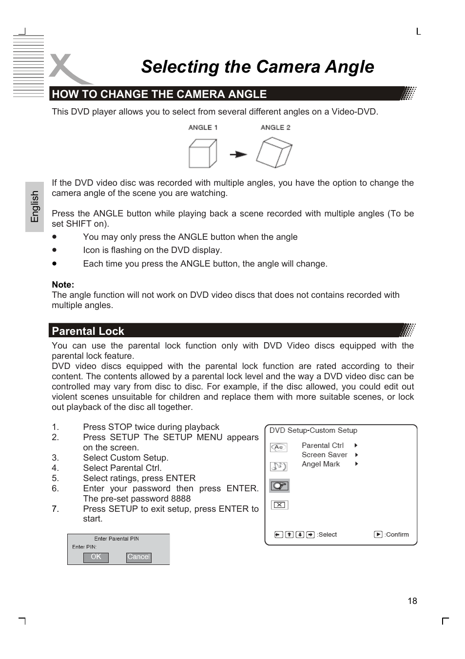 Selecting the camera angle | Xoro HSD 7570 User Manual | Page 48 / 114