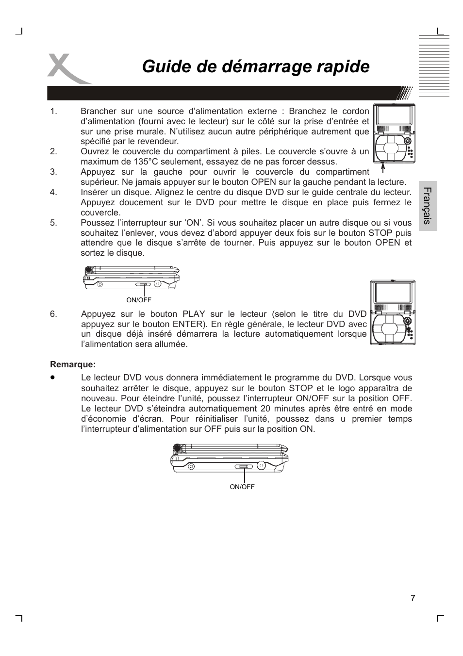 Guide de démarrage rapide | Xoro HSD 7570 User Manual | Page 65 / 114